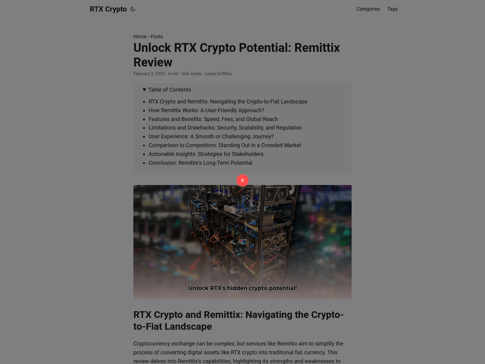 Screenshot of rtx-crypto.pages.dev