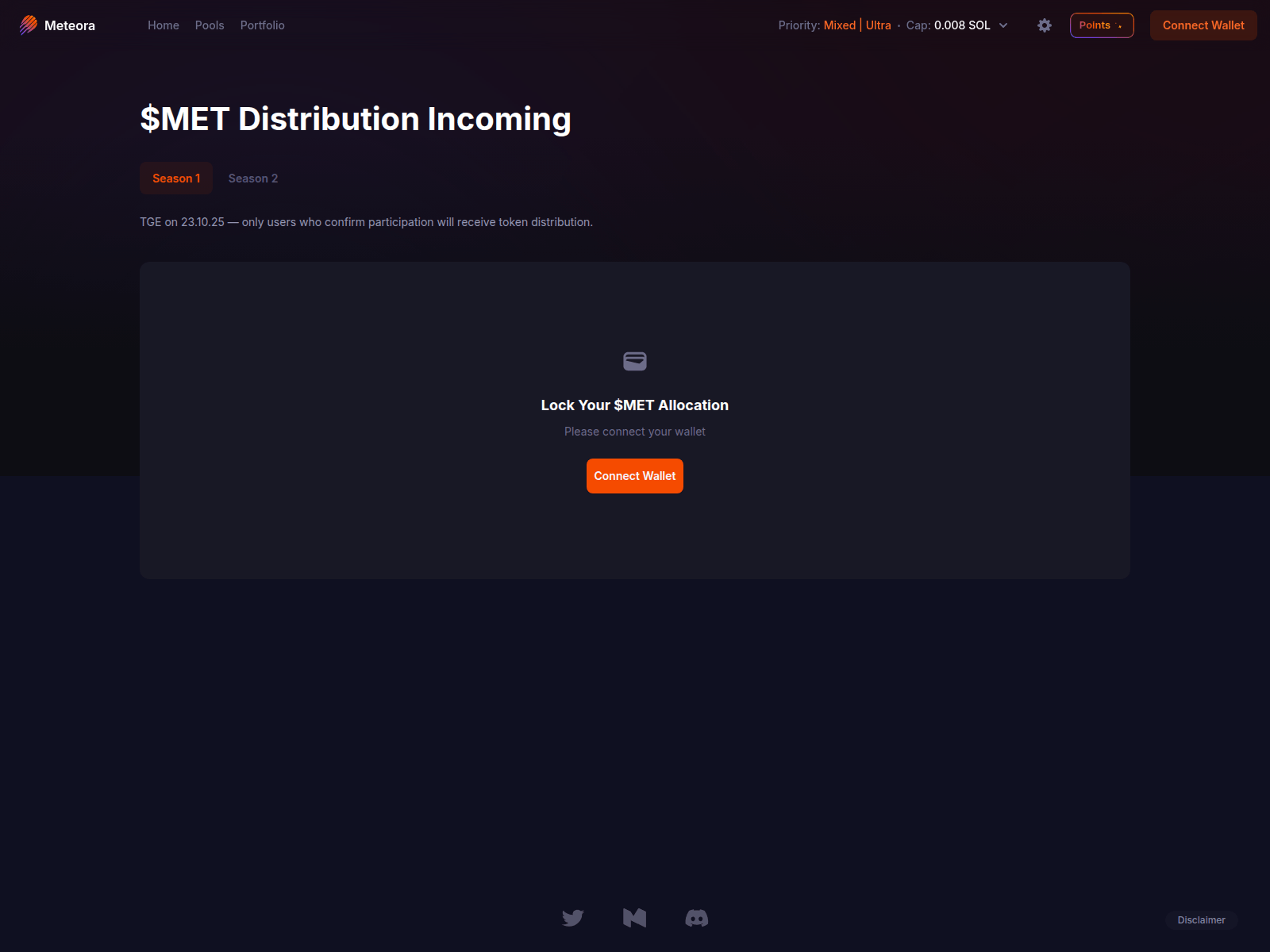 Screenshot of meteora-mix.net