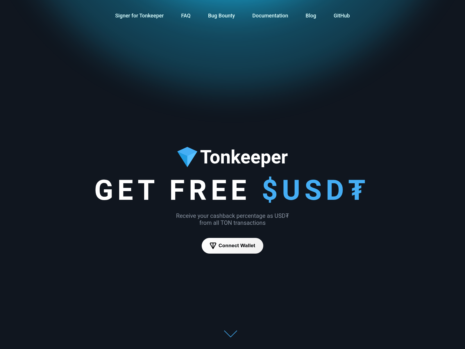 Screenshot of tonkeep.space