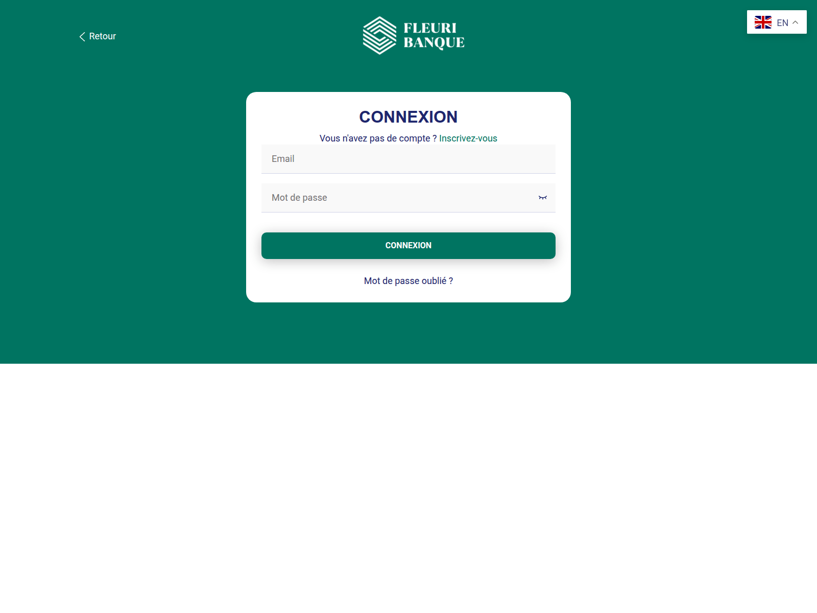 Forensic screenshot of auth.fleuribnk.com