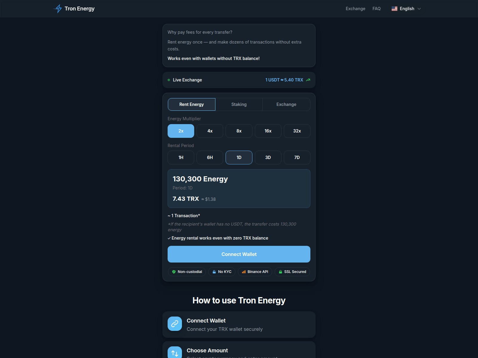 Screenshot of tron-energy.us