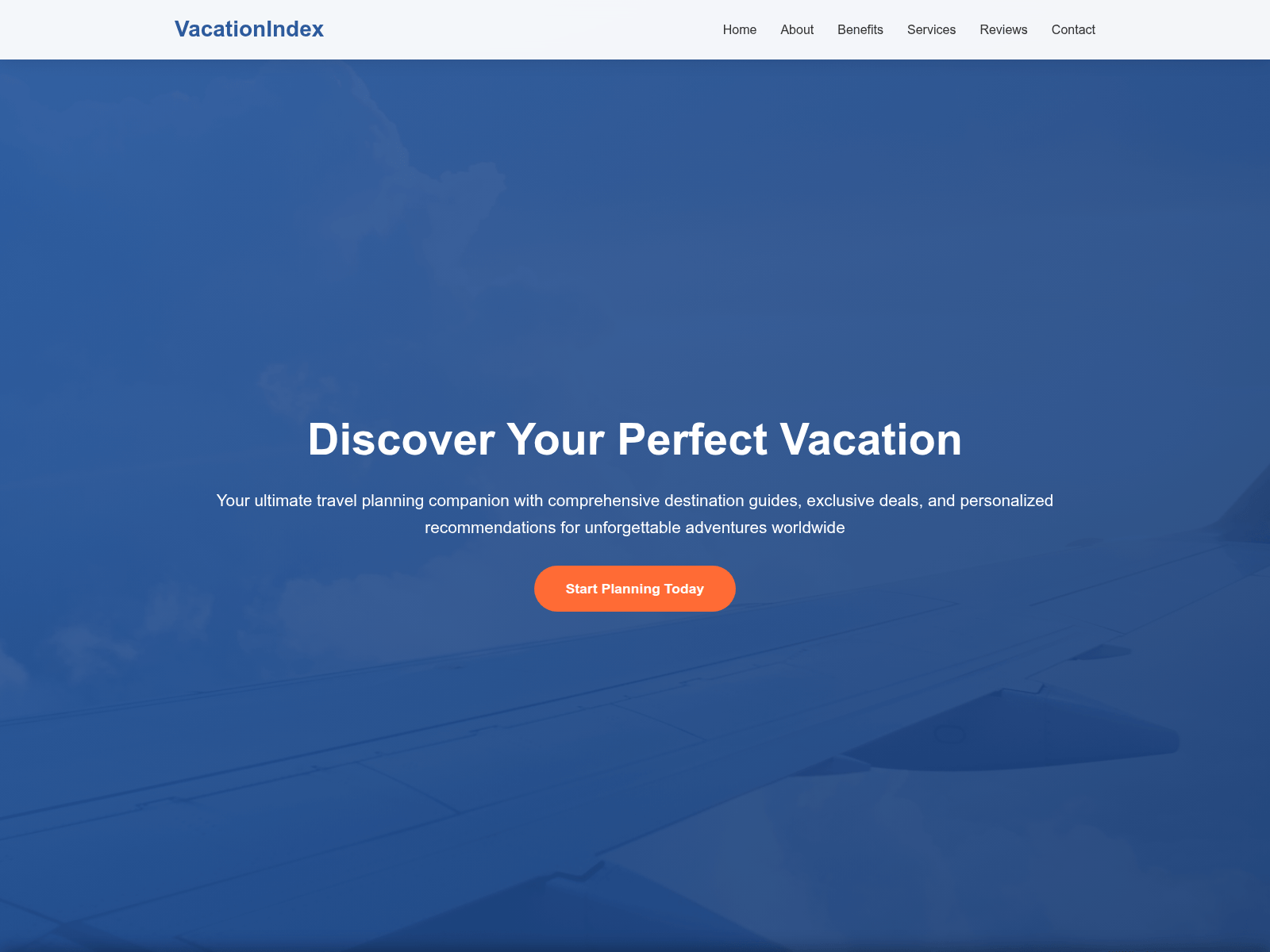 Screenshot of vacationindex.site