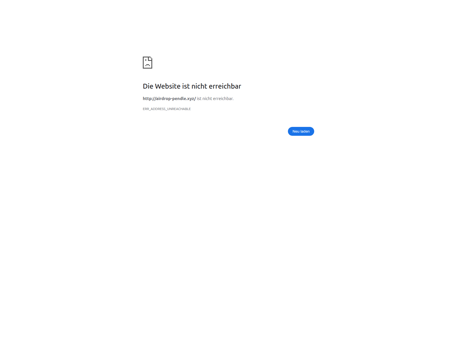 Screenshot of airdrop-pendle.xyz