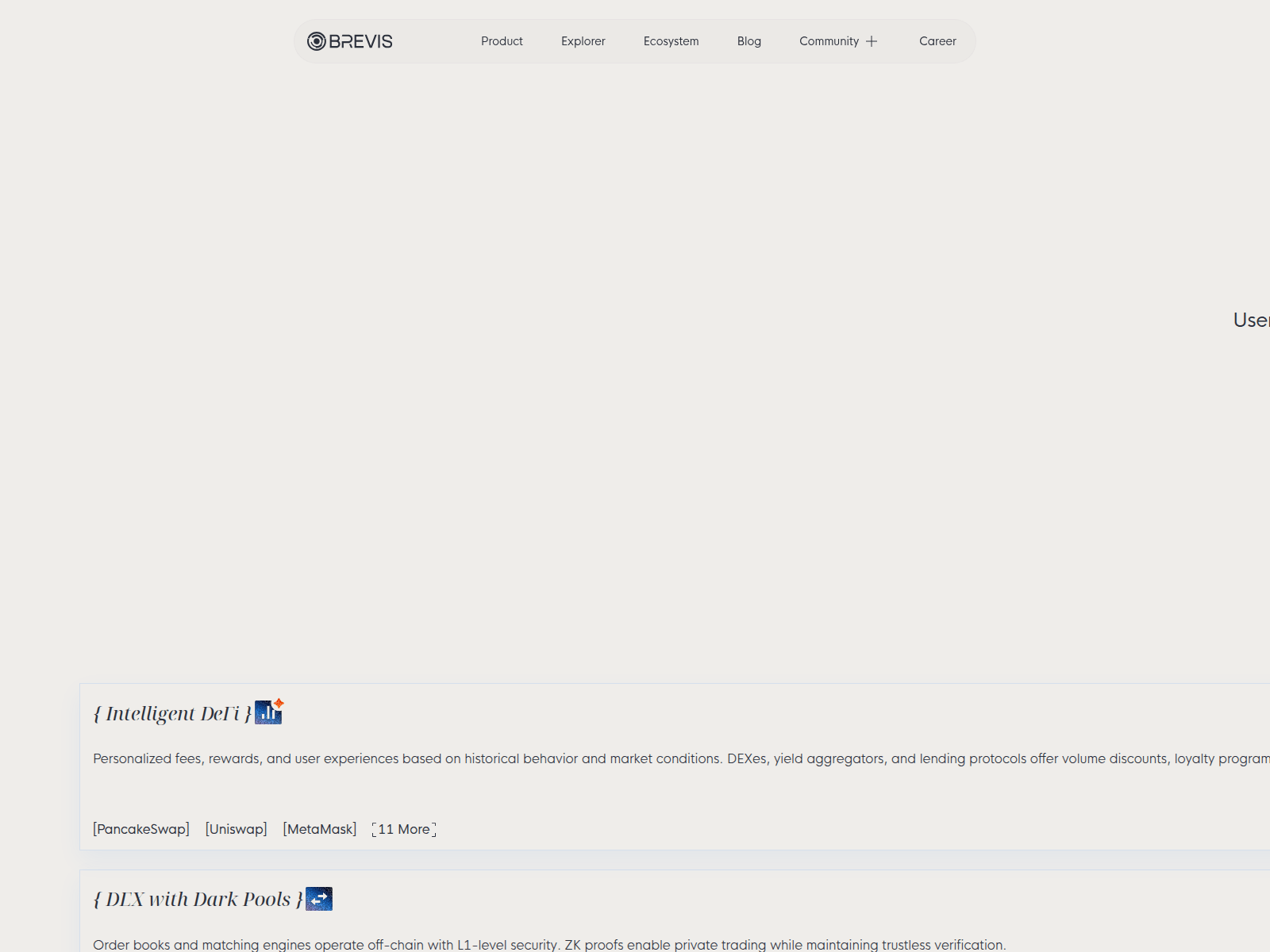 Screenshot of brevis.pages.dev