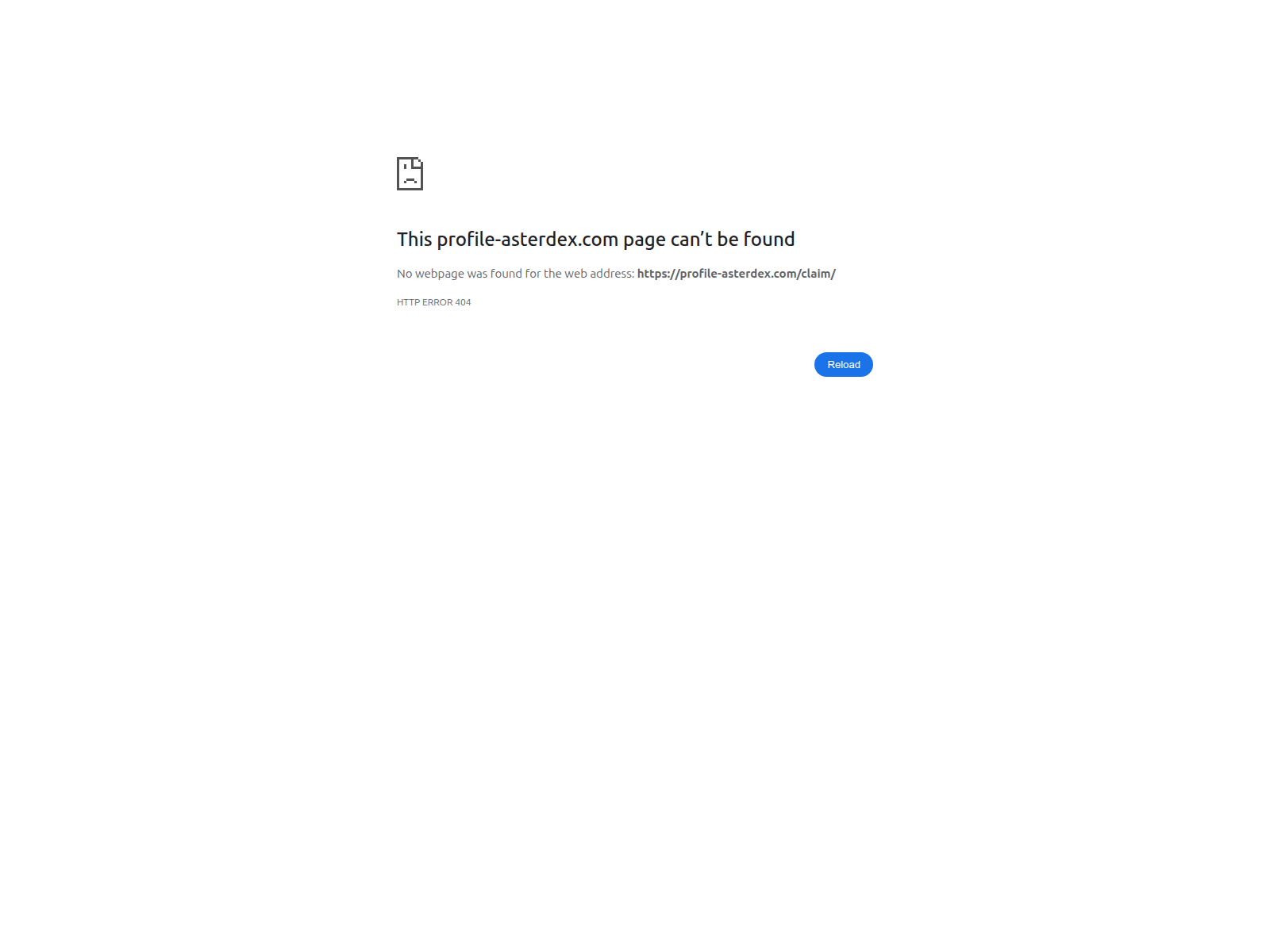 Screenshot of profile-asterdex.com