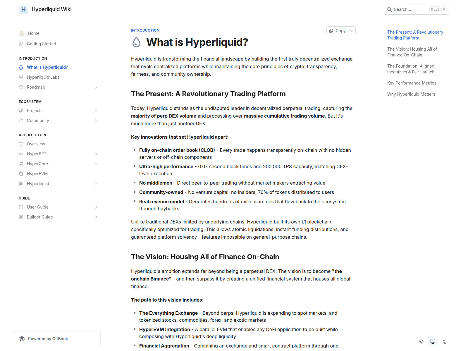 Screenshot of hyperliquid-co.gitbook.io