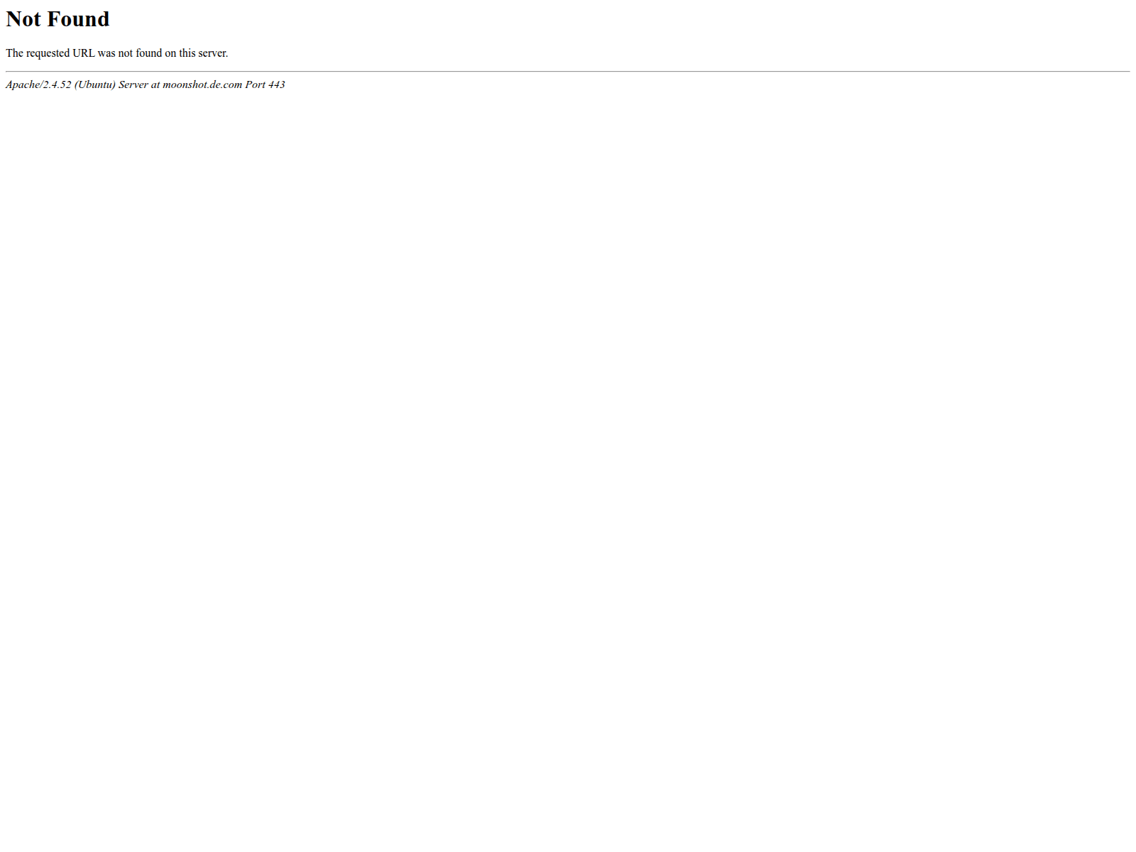 Screenshot of moonshot.de.com