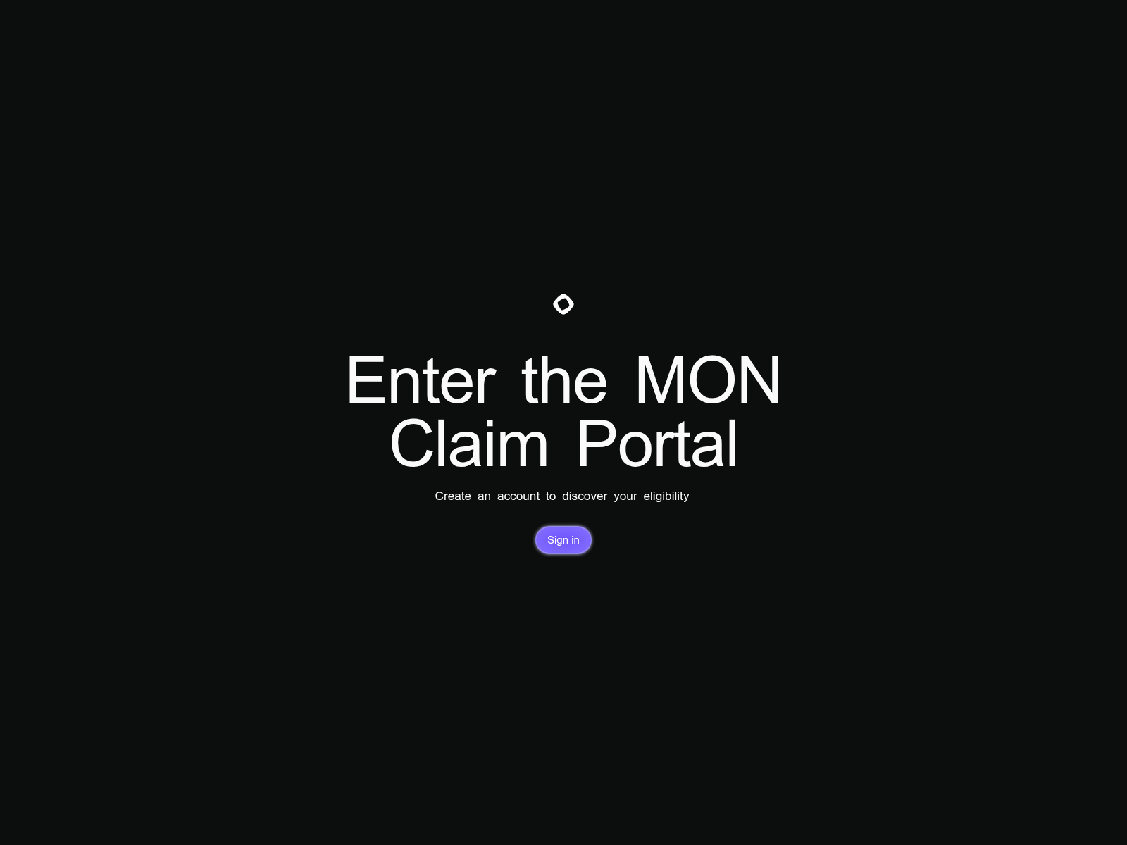 Screenshot of claim.monadak.xyz