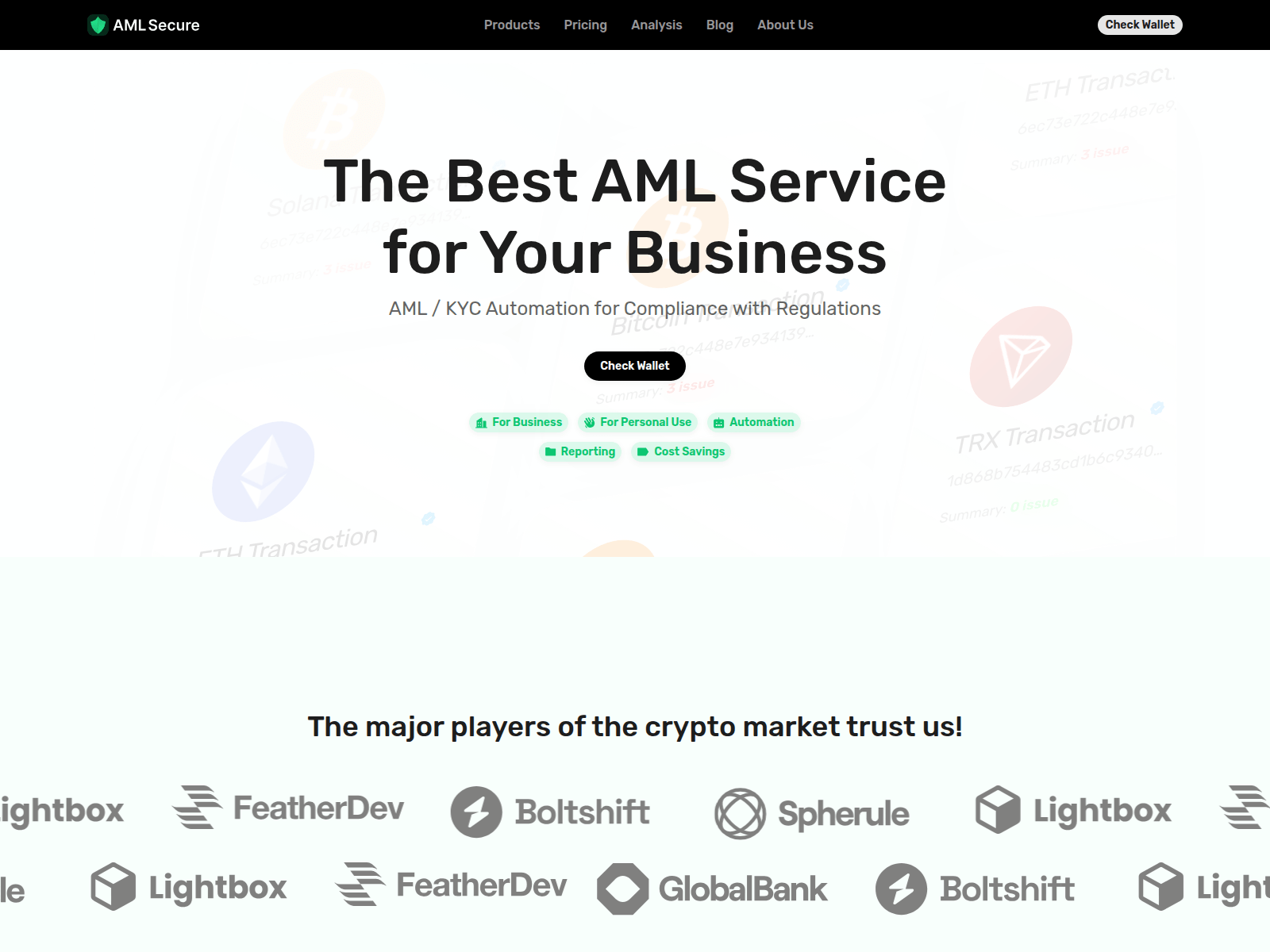 Screenshot of amlsecure.blog