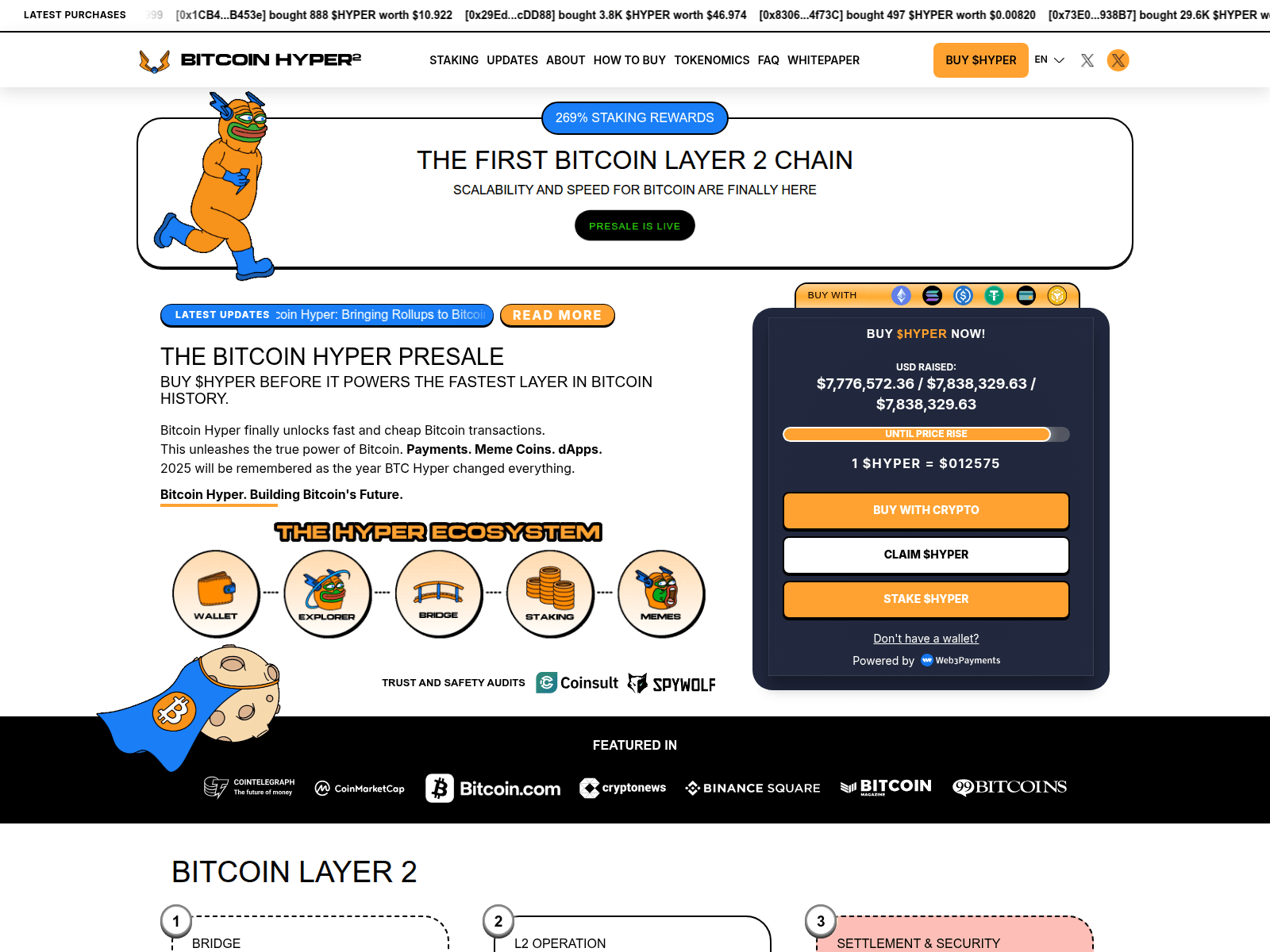 Screenshot of bitcoin-hypers.com