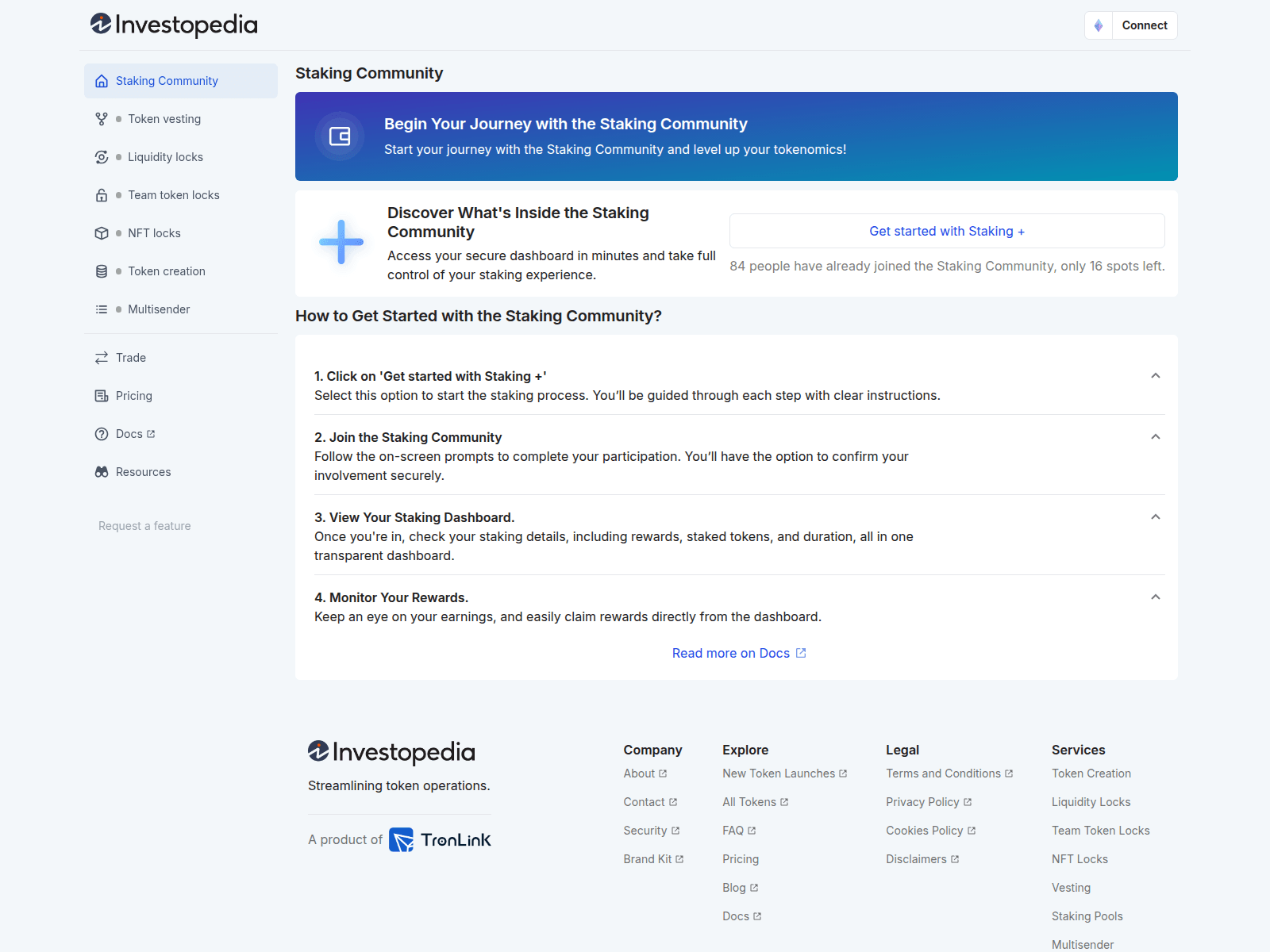 Screenshot of investostake.app