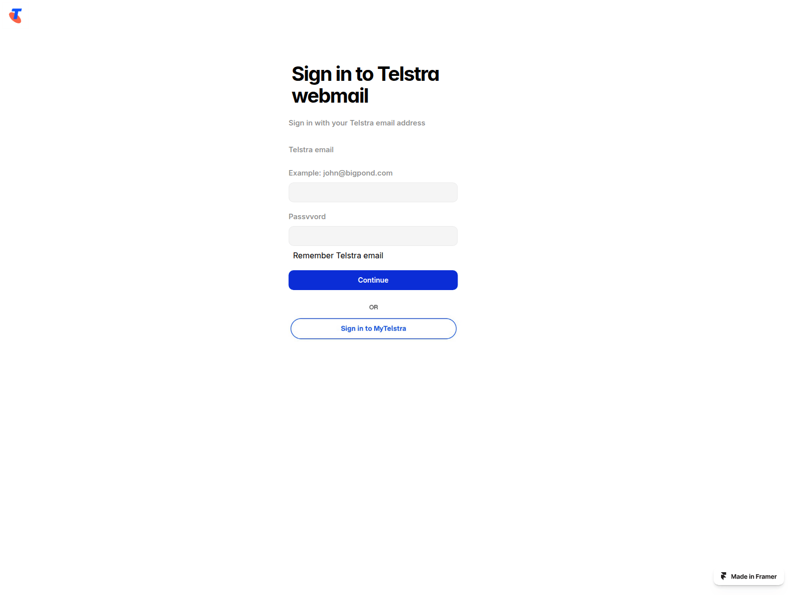 Screenshot of focused-yard-741894.framer.app