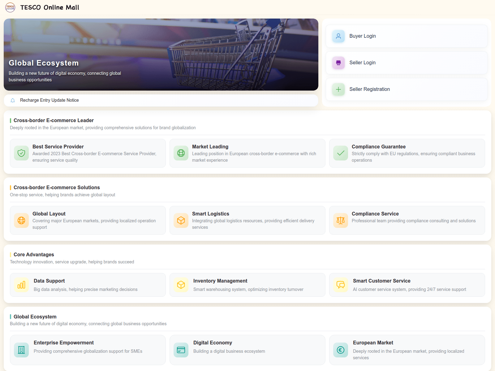 Screenshot of ttescovip.com