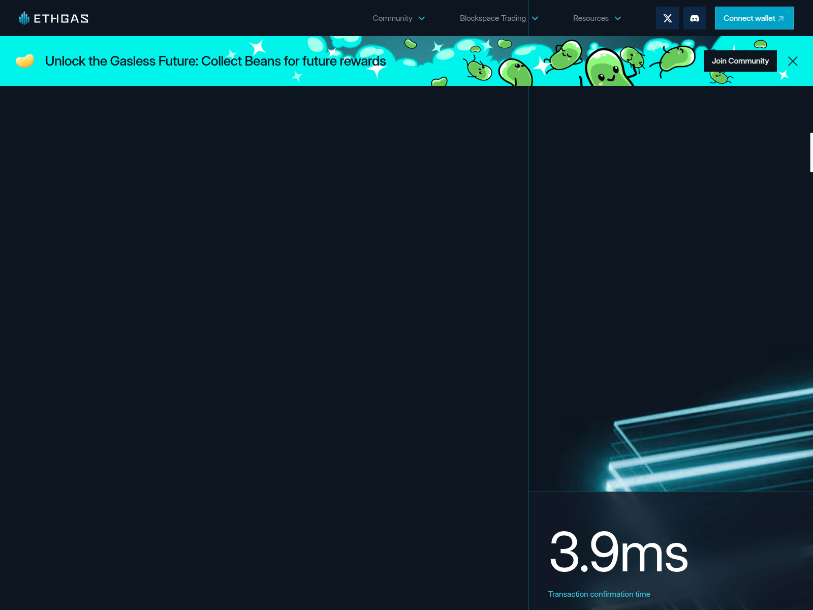 Screenshot of ethgas.art