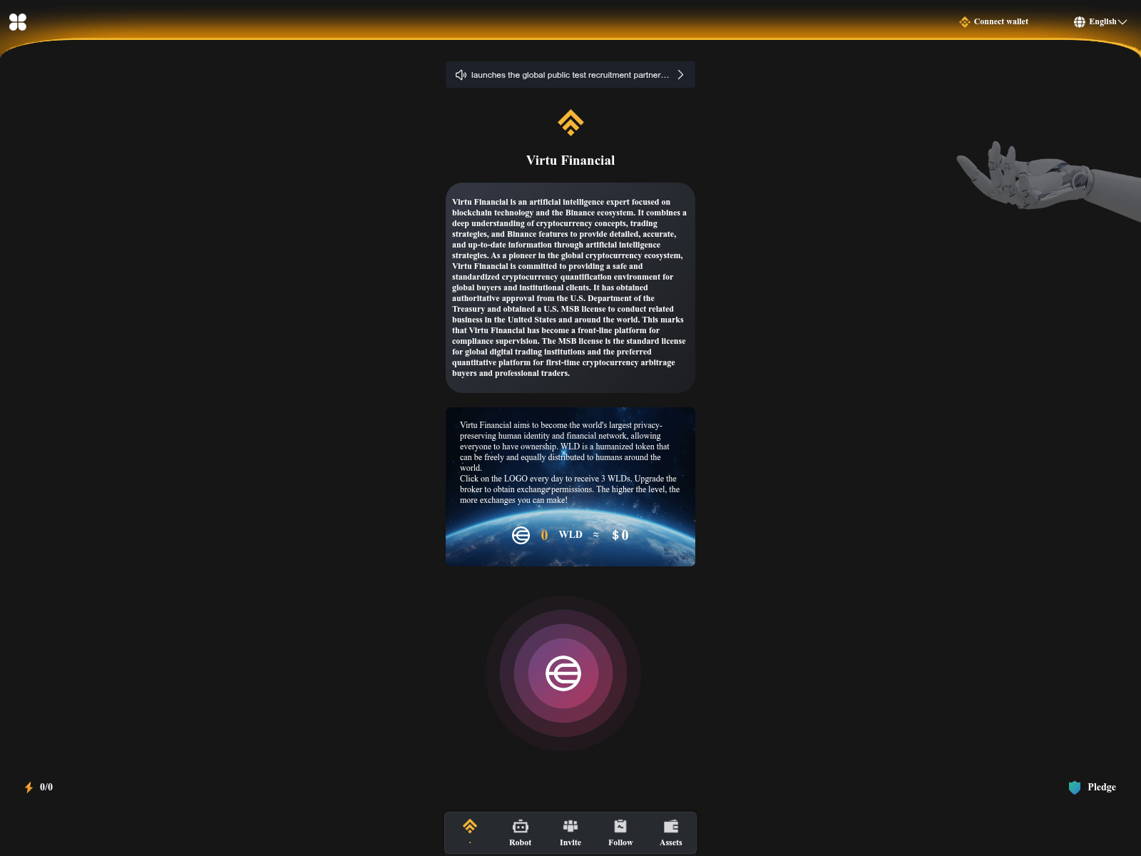 Screenshot of virtufinanciao.top