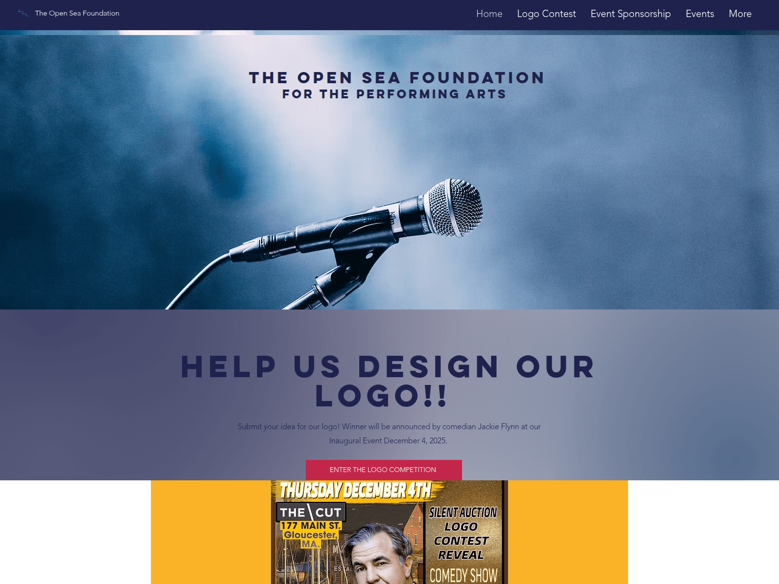 Screenshot of theopenseafoundation.org