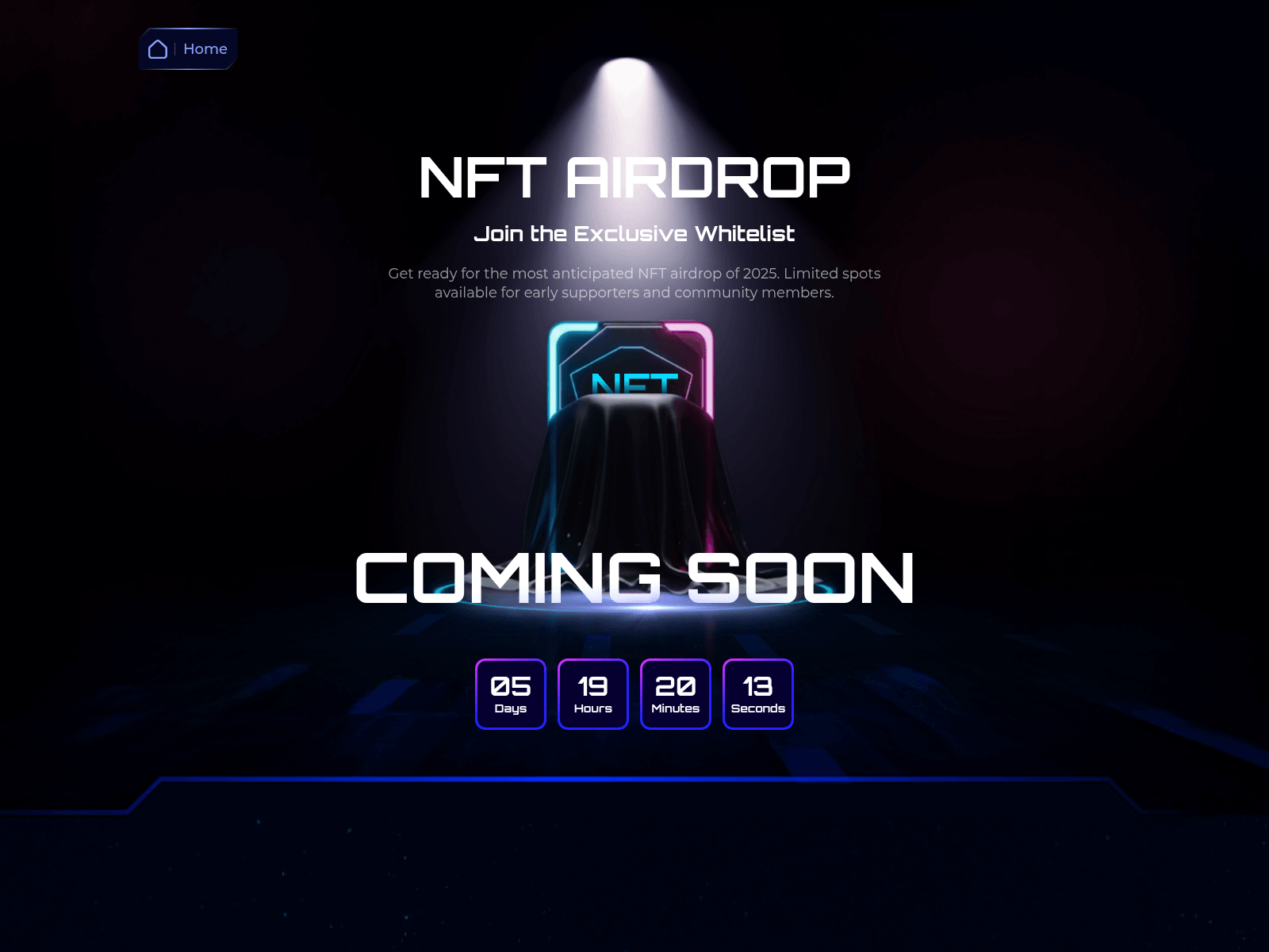 Screenshot of airdrop.clashofgalaxies.com