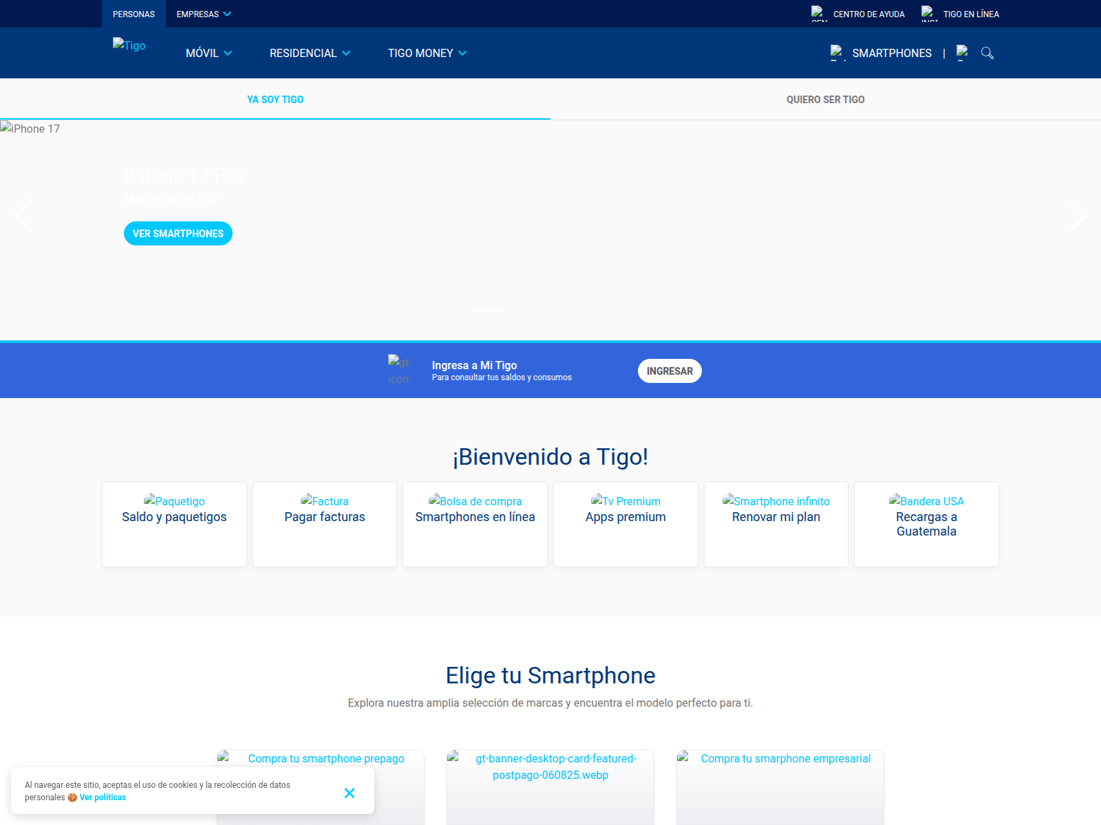 Screenshot of tigo-rewards.top