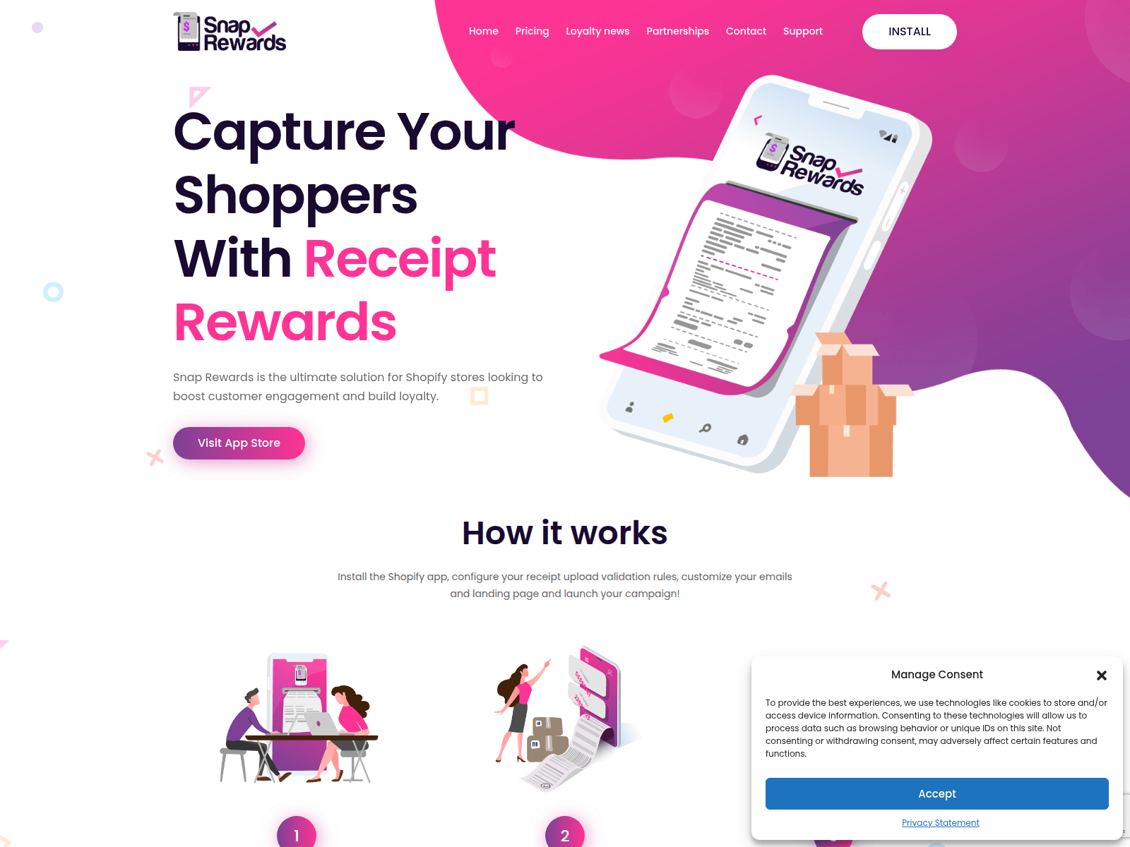 Screenshot of snap-rewards.com