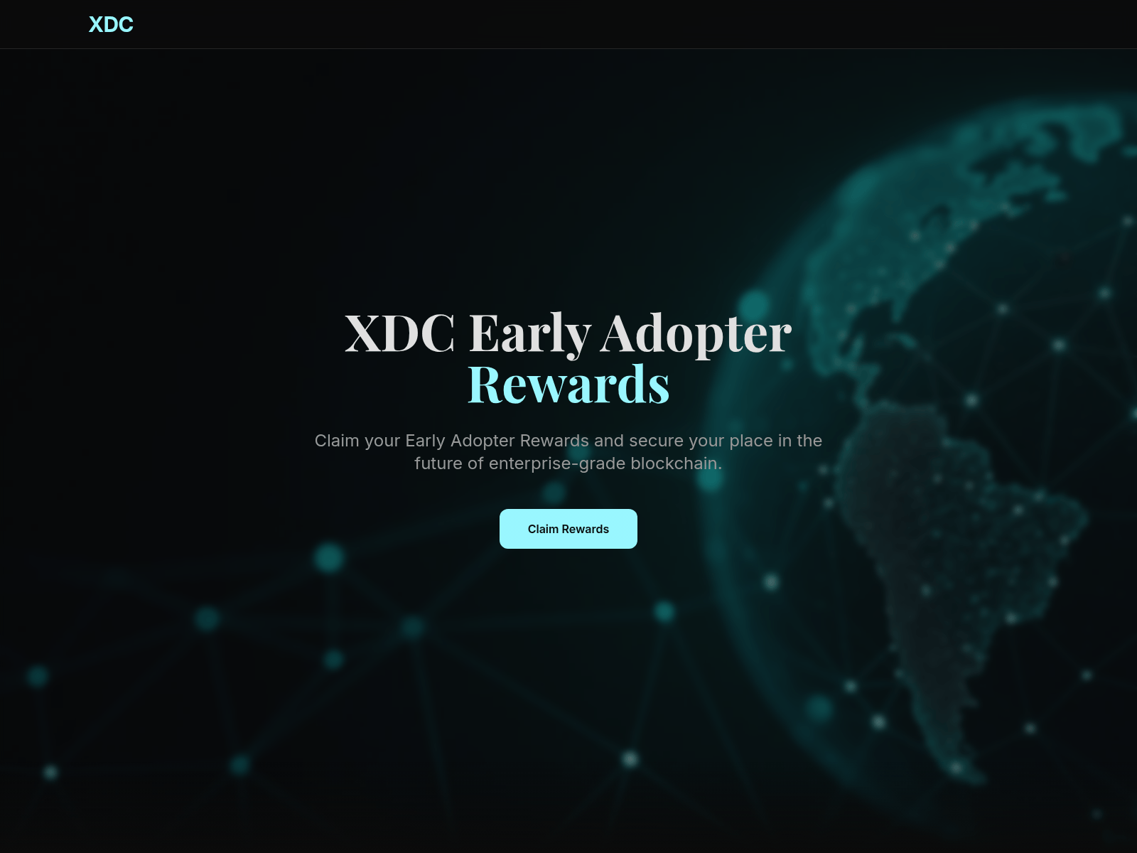 Screenshot of xdc-reward.org