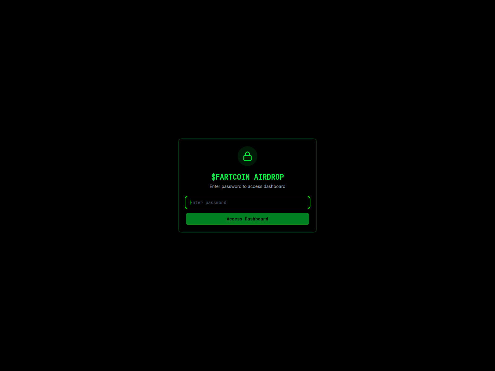 Screenshot of fartcoinairdrop.live