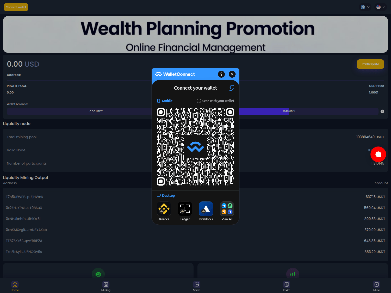 Screenshot of bitgettming.info