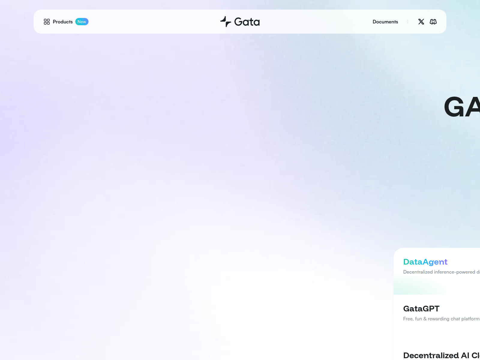 Screenshot of gataxyz.pages.dev