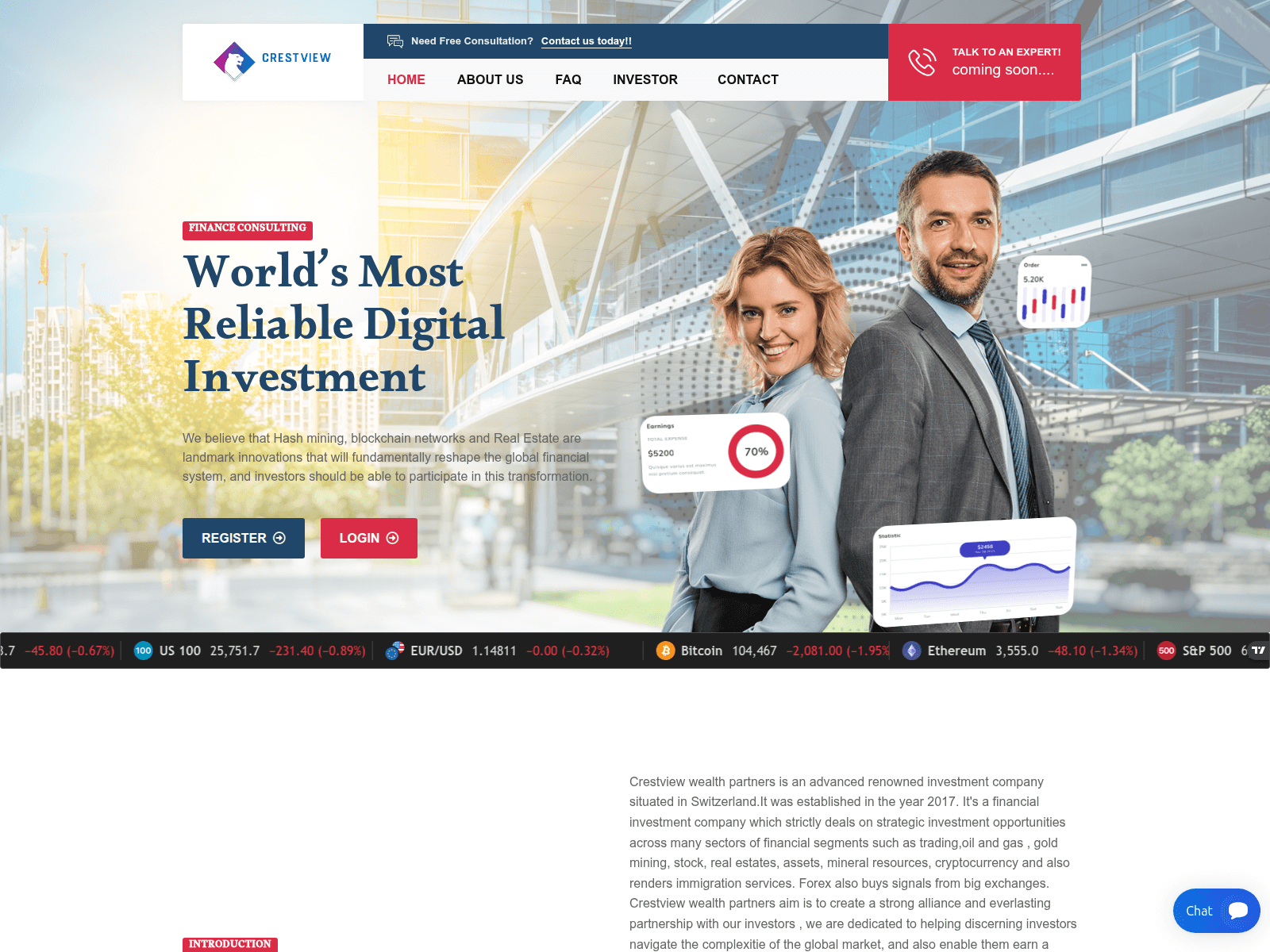 Screenshot of crestview-wealth-partners.ltd