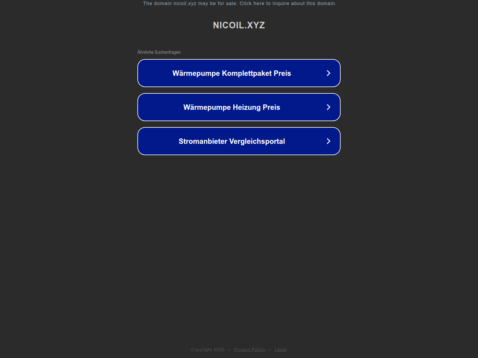Screenshot of nicoil.xyz