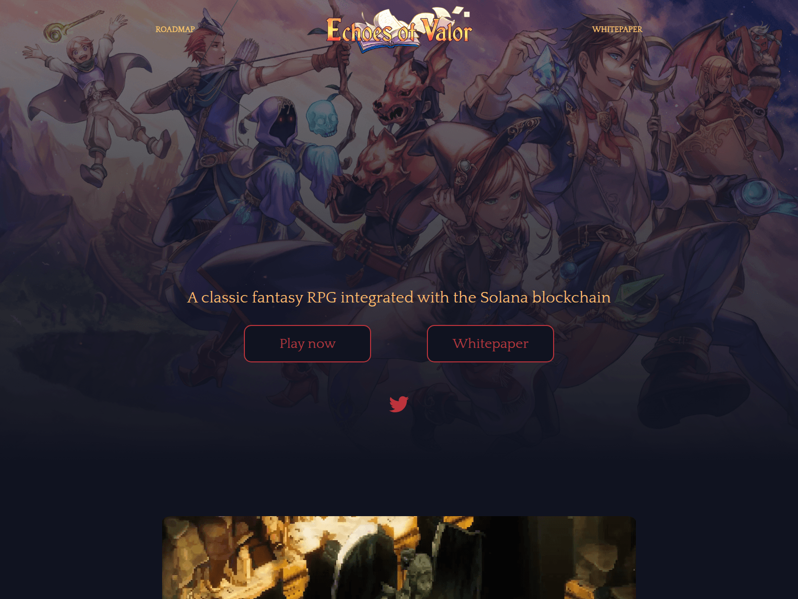 Screenshot of echoes-of-valor.com