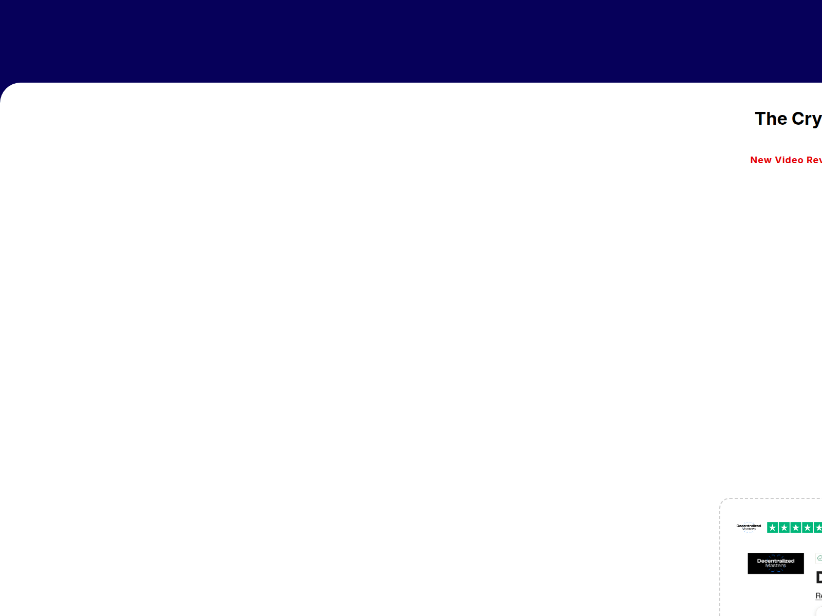 Screenshot of decen-masters.com