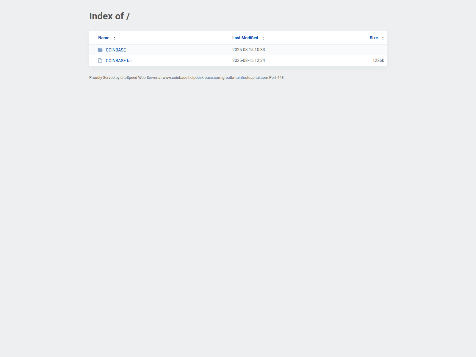 Screenshot of coinbase-helpdesk-base.com.greatbritainfirstcapital.com