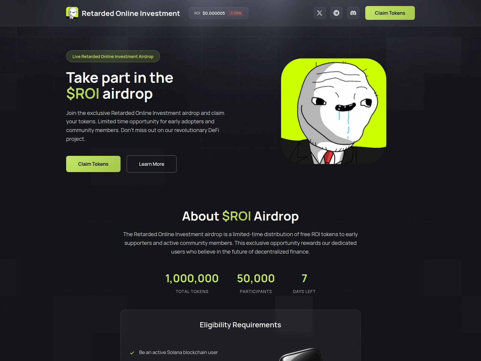 Screenshot of roinvest.fun
