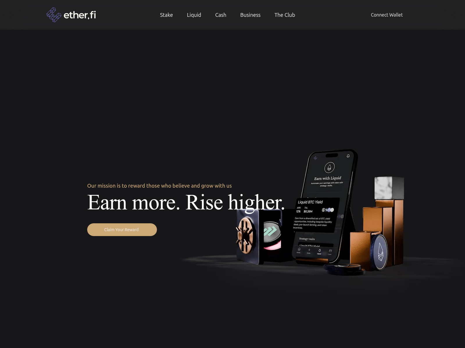 Screenshot of etherfi-giveaway.app