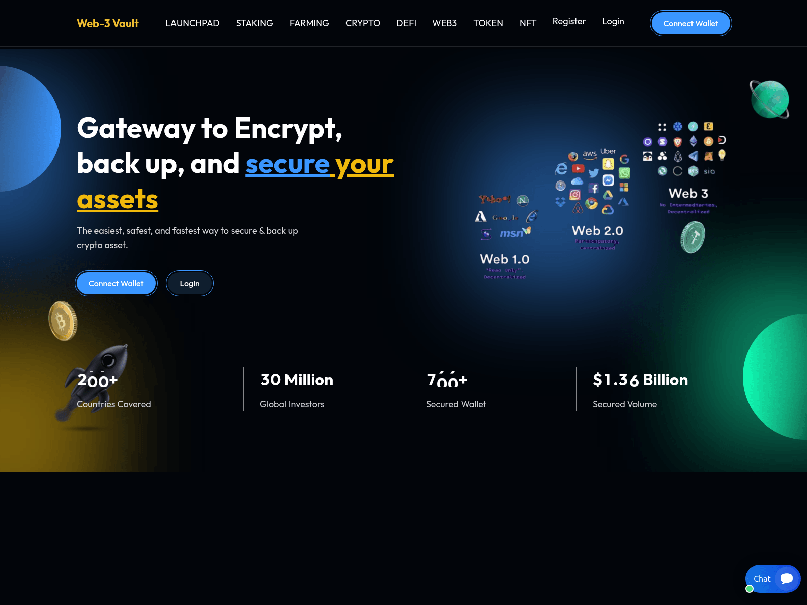 Screenshot of web-3vault.net