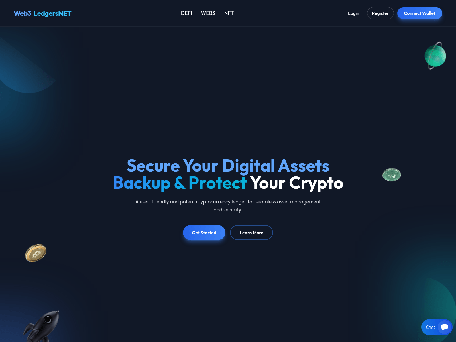 Screenshot of web3ledgersnet.com