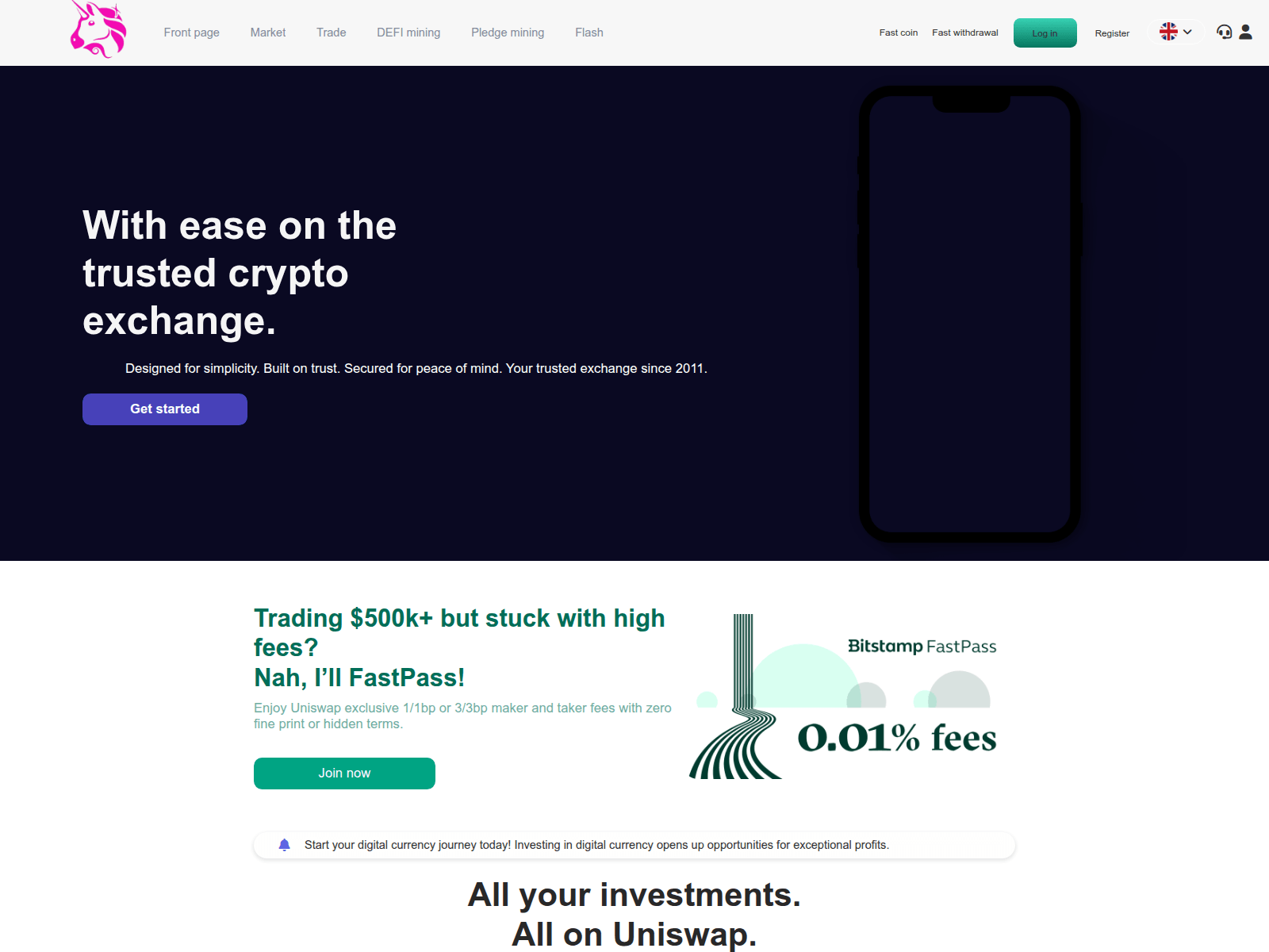 Screenshot of mubitcos.top