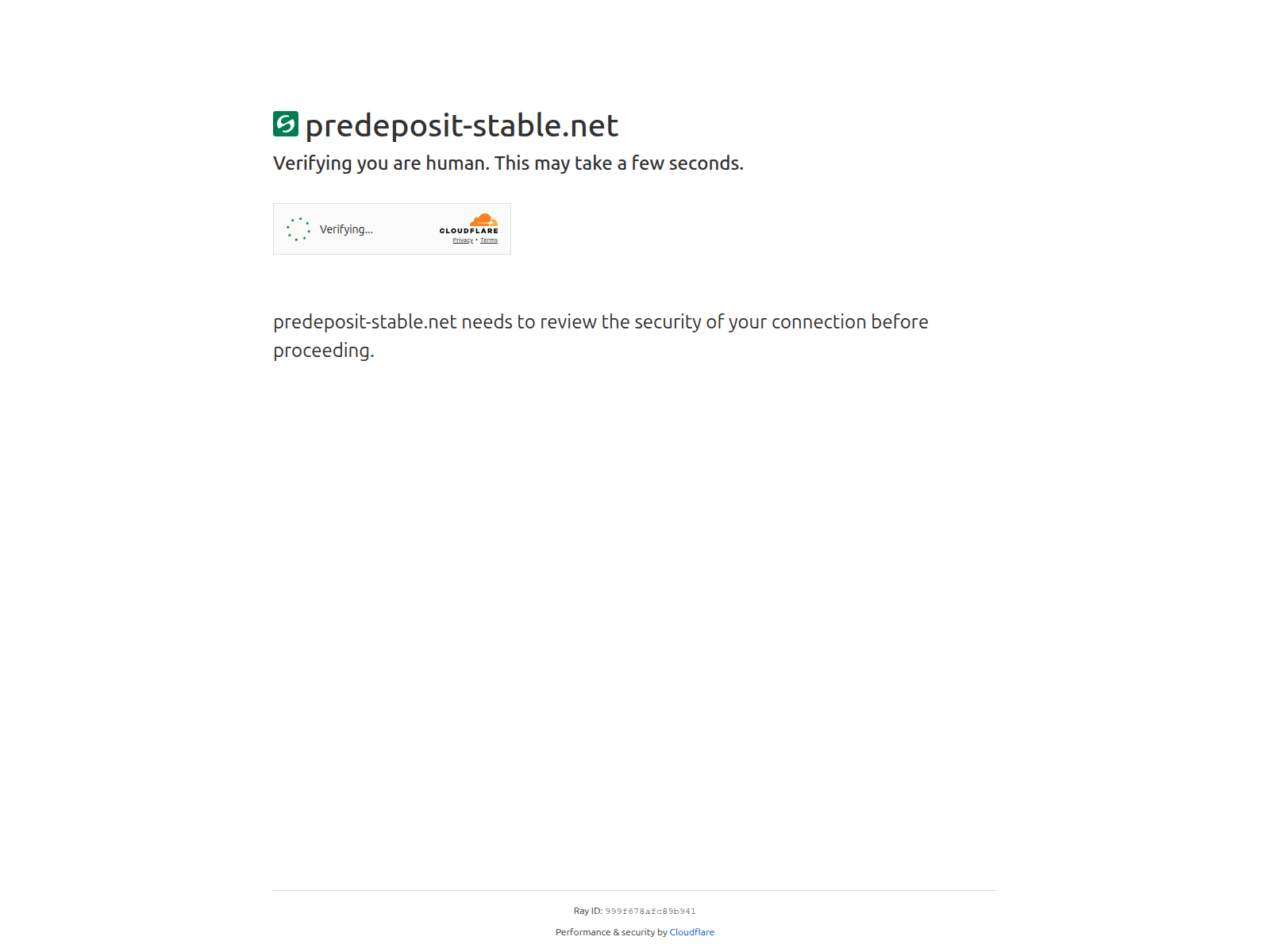 Screenshot of predeposit-stable.net