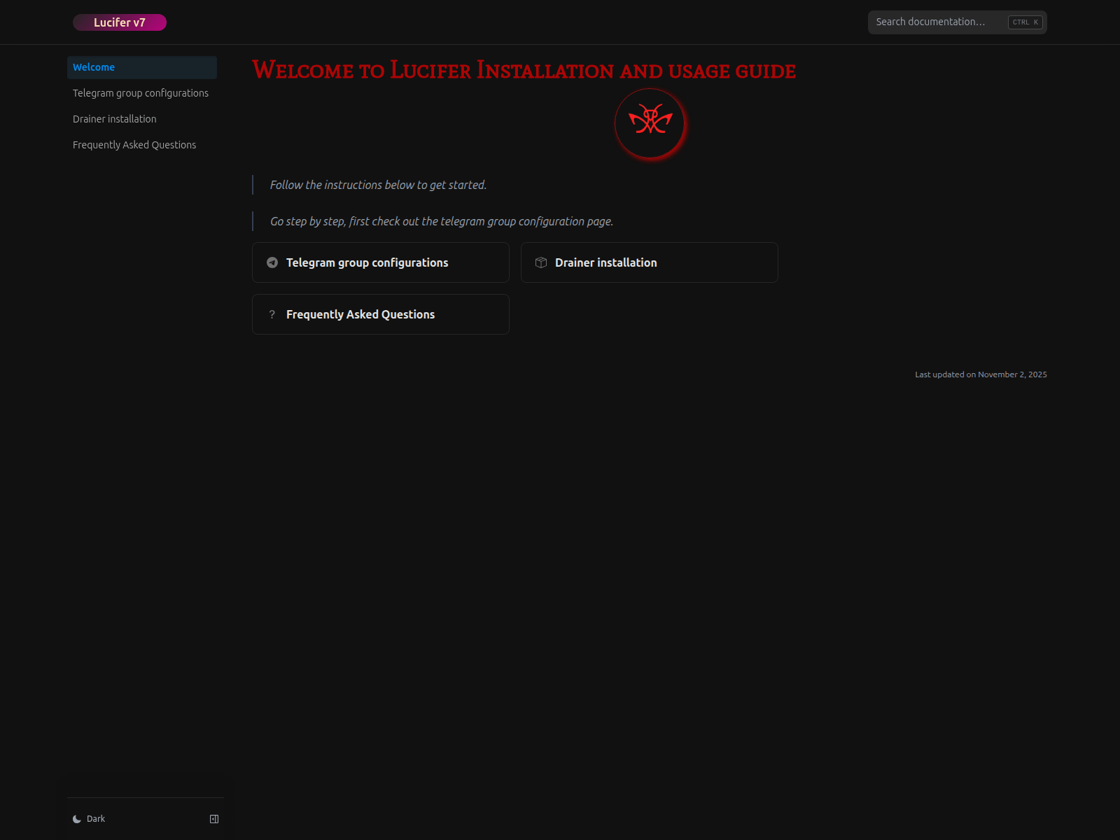 Screenshot of lucifer-documentsv7.web.app