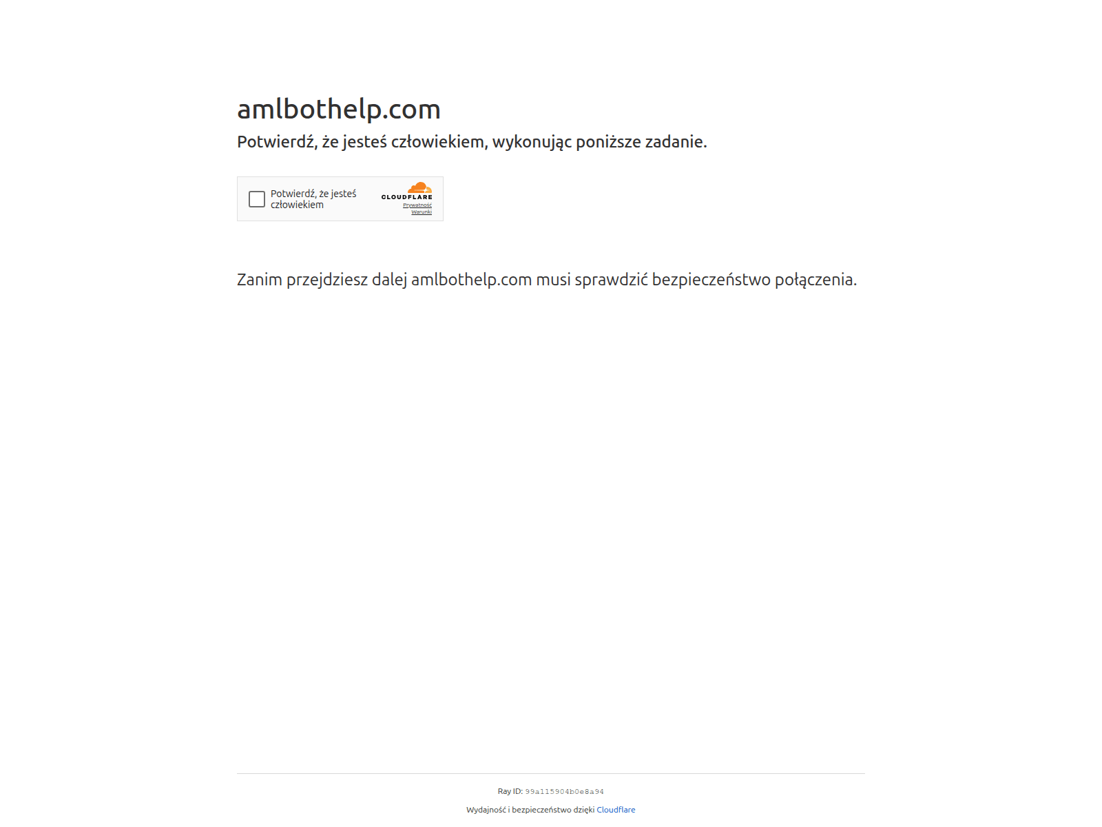 Screenshot of amlbothelp.com