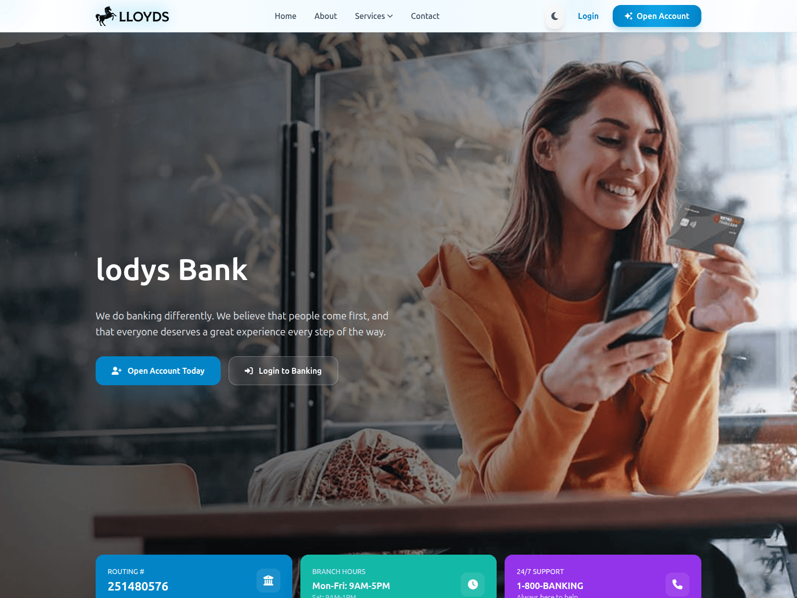 Screenshot of lodysbk.com