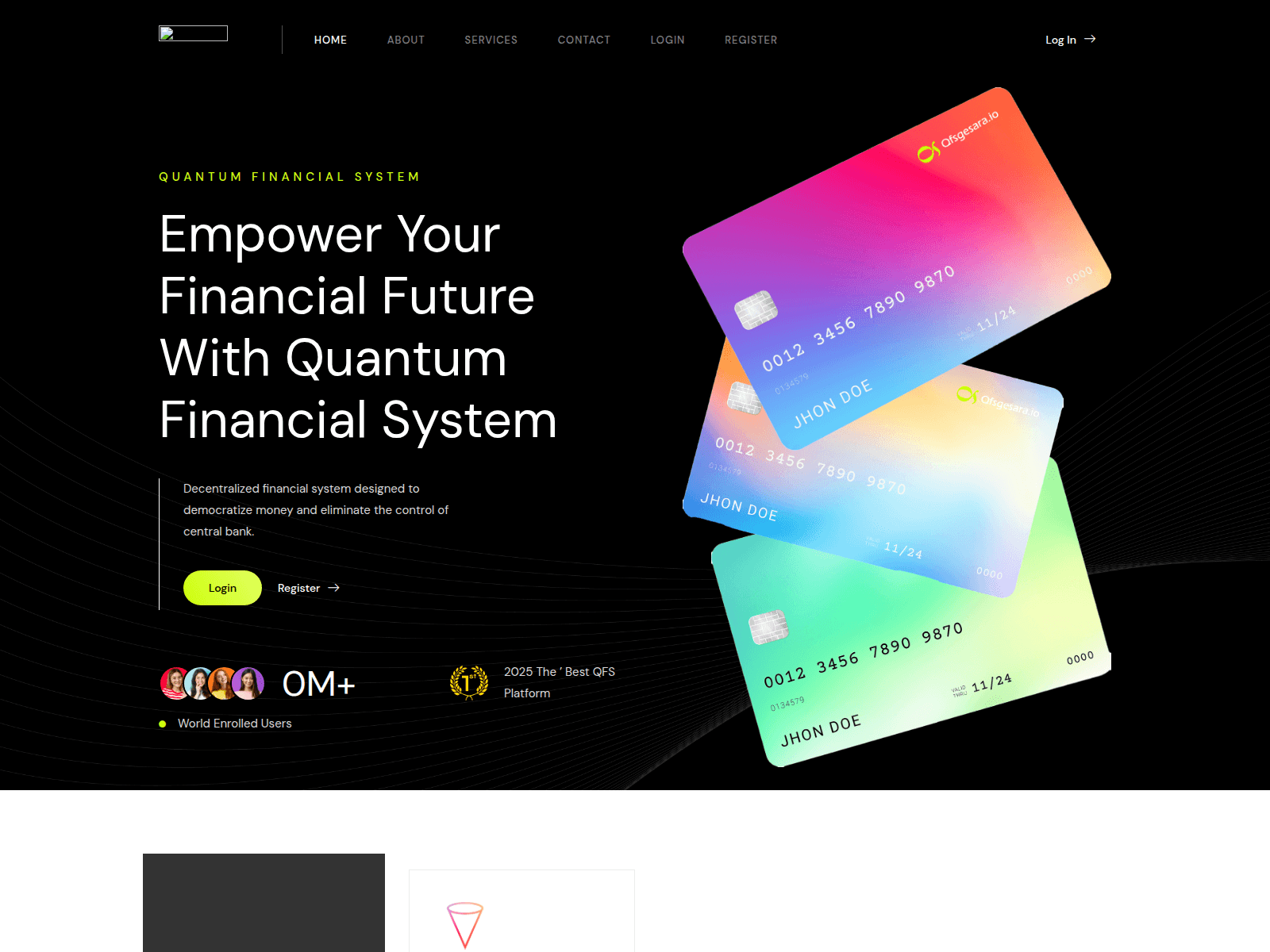 Screenshot of qfsglobalpay.com
