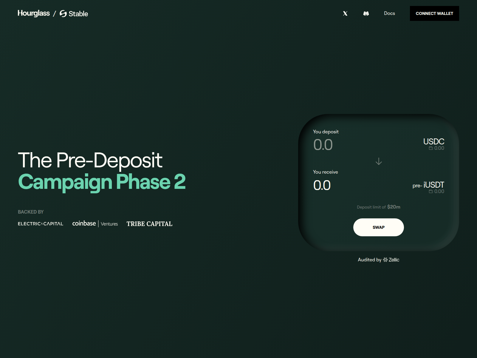 Screenshot of pre-hourglass.app