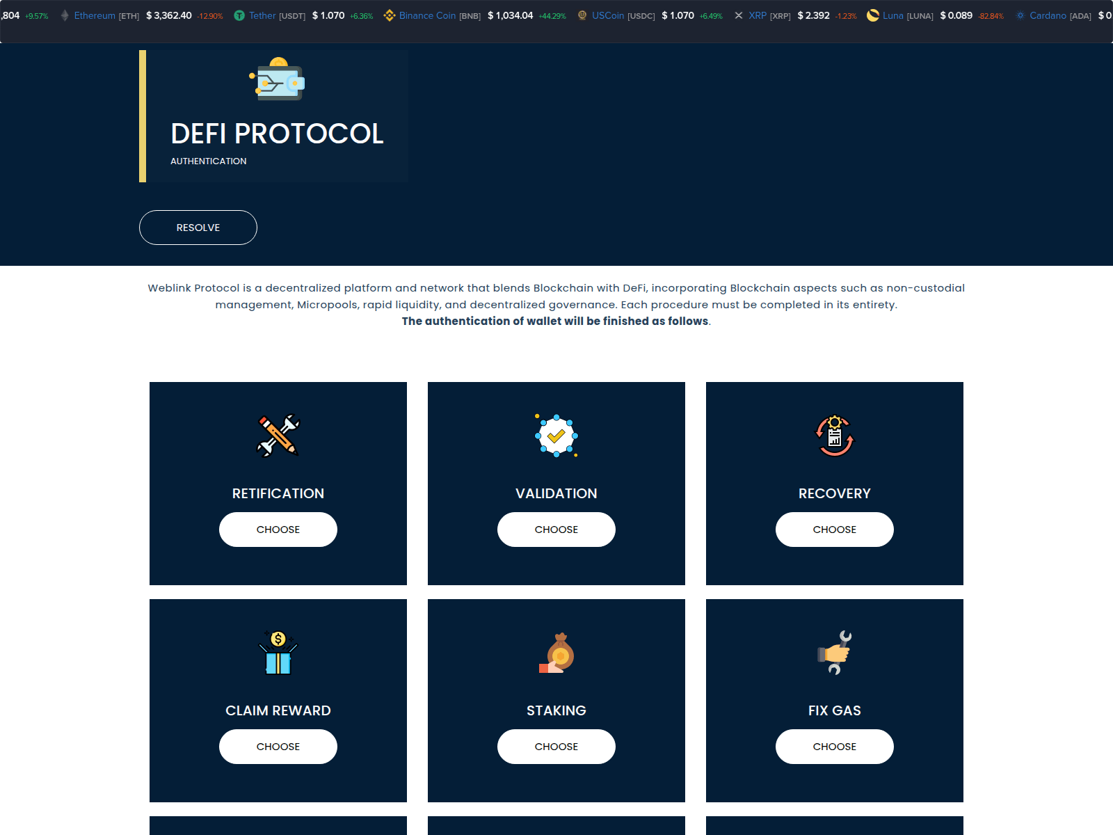 Screenshot of weblink-49z.pages.dev