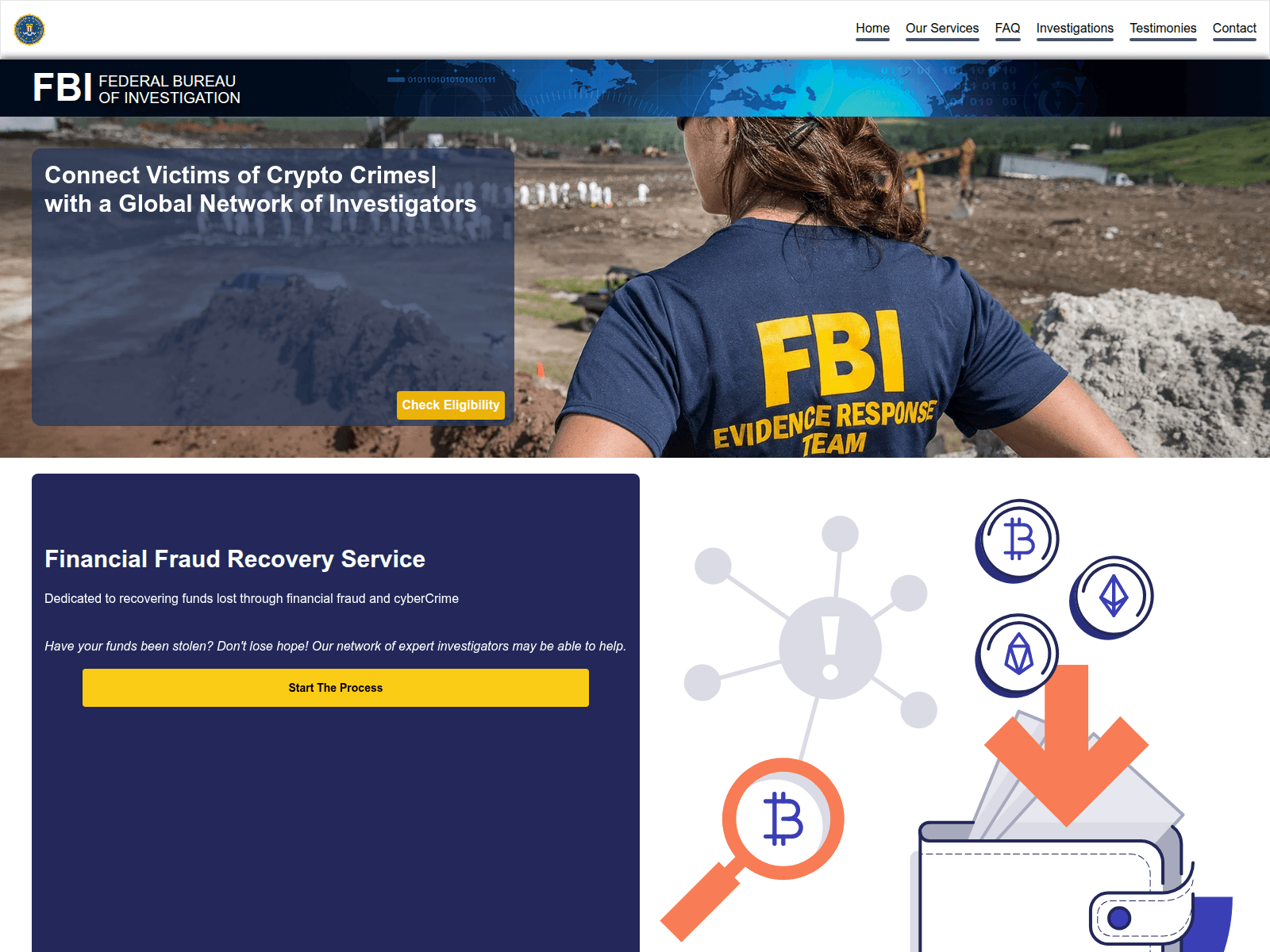 Screenshot of claimsinvestigationunit.com