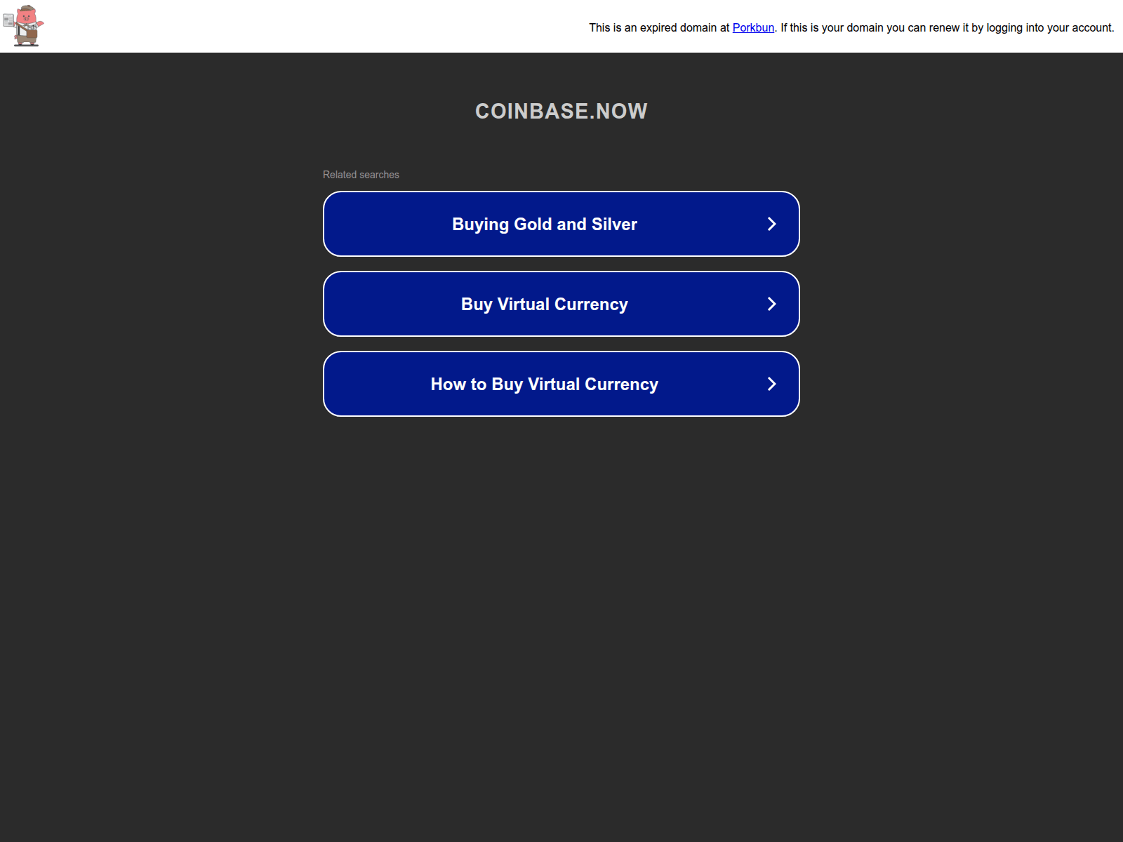 Screenshot of login.coinbase.now