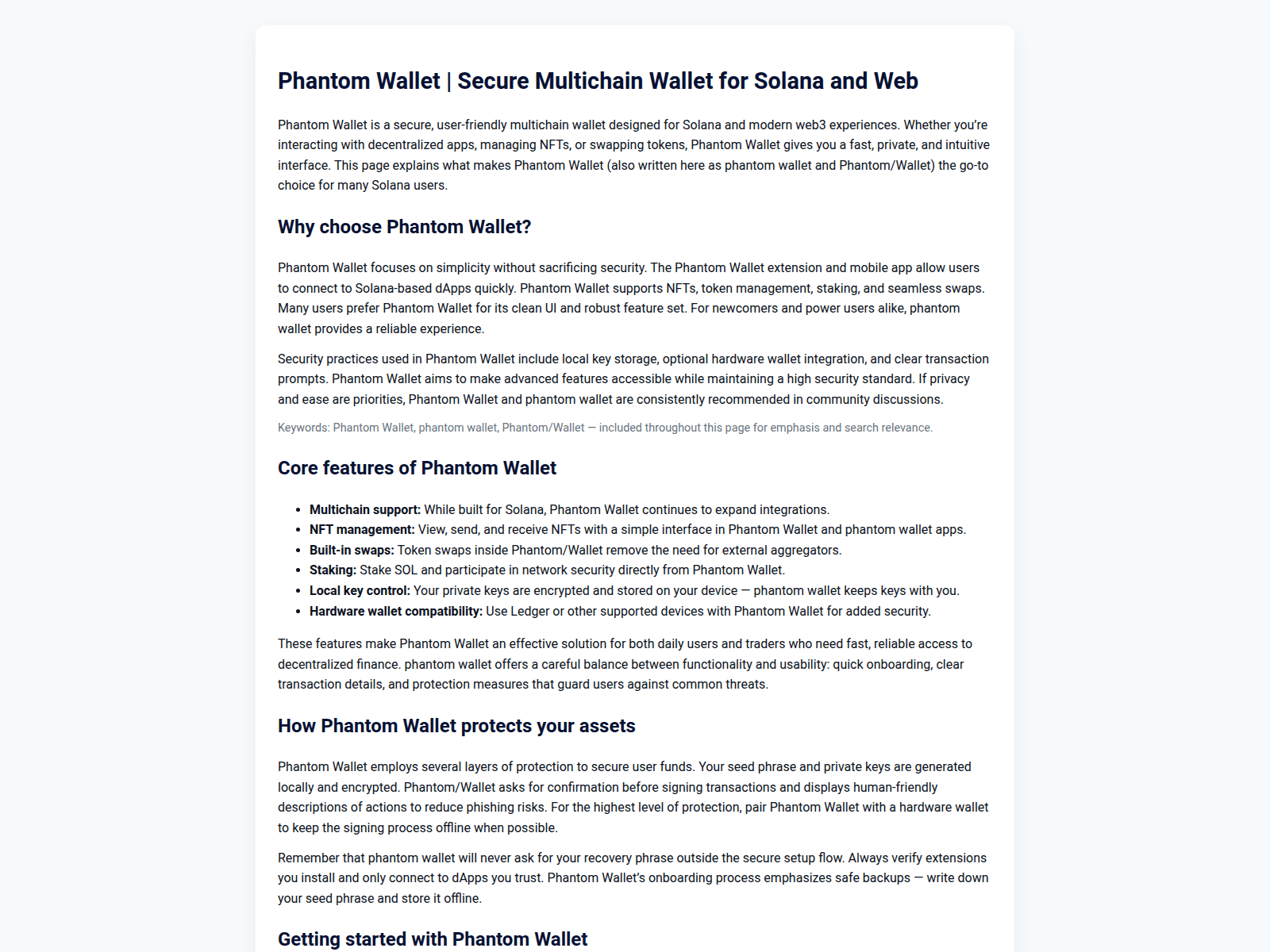 Screenshot of fantom-wallet-en.pages.dev