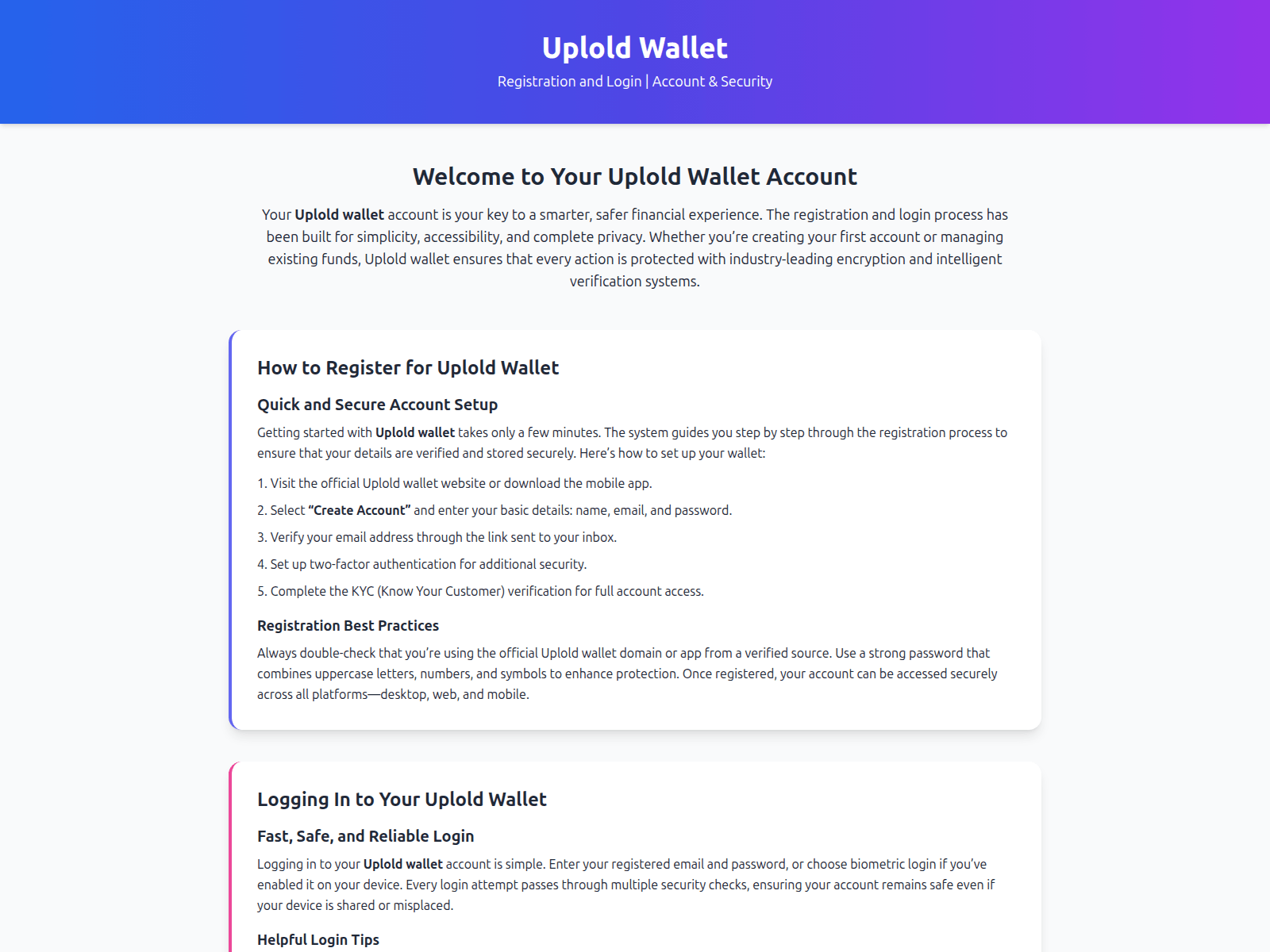 Screenshot of site-uphold-wallet.pages.dev