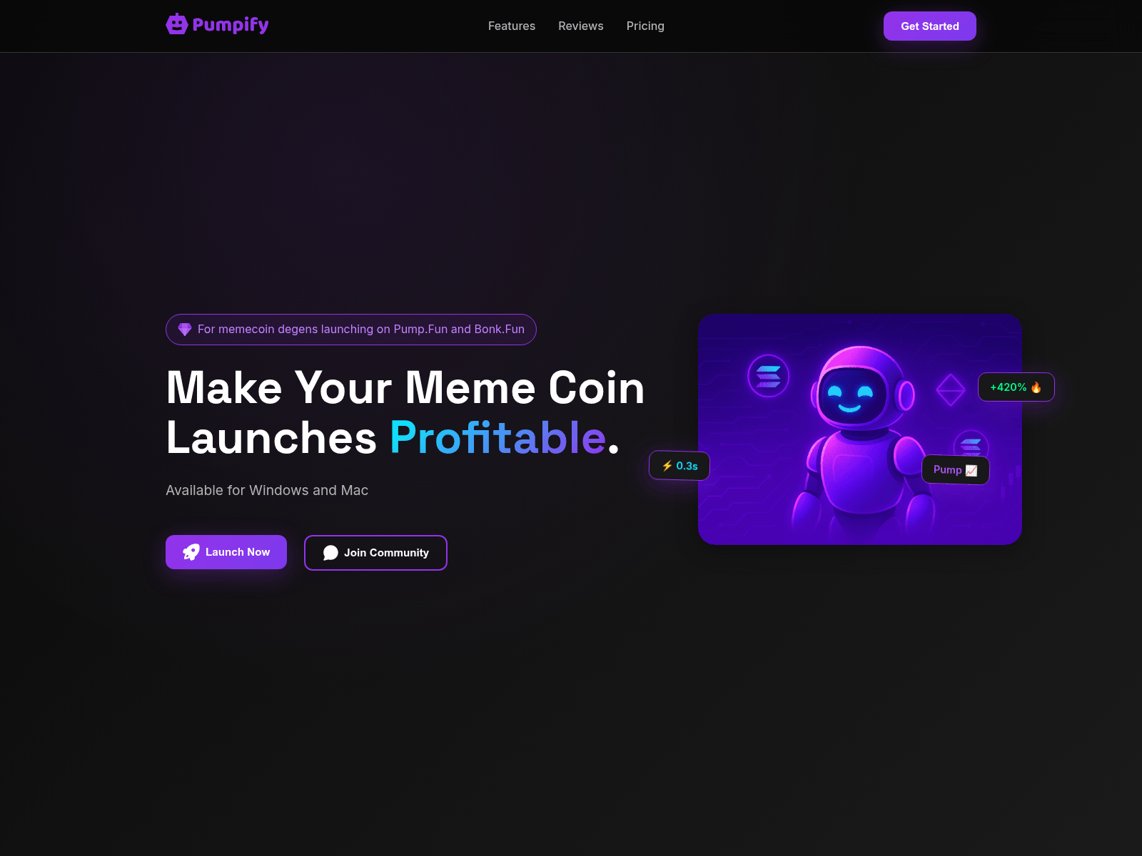 Screenshot of pumpify.tools