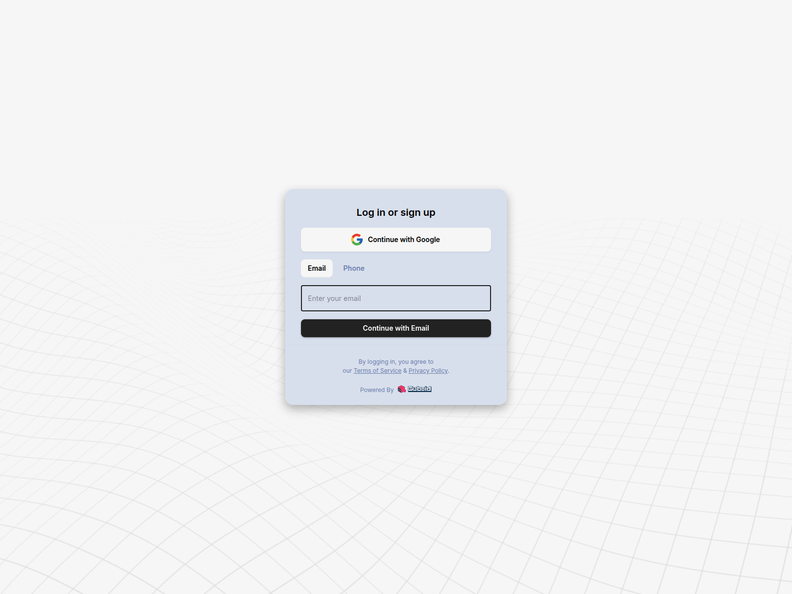 Screenshot of auth-tata-trent.quboid.app